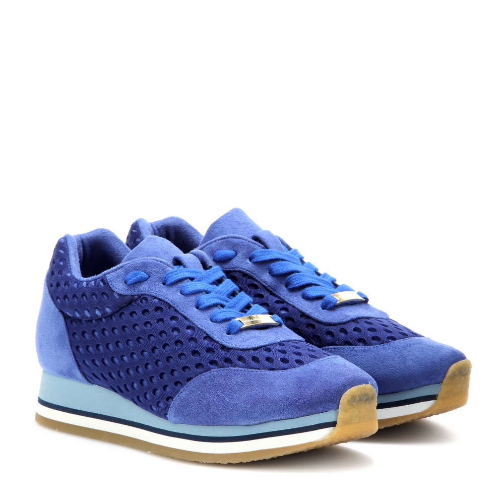 Stella mccartney Athletic Sneakers in Blue | Lyst
