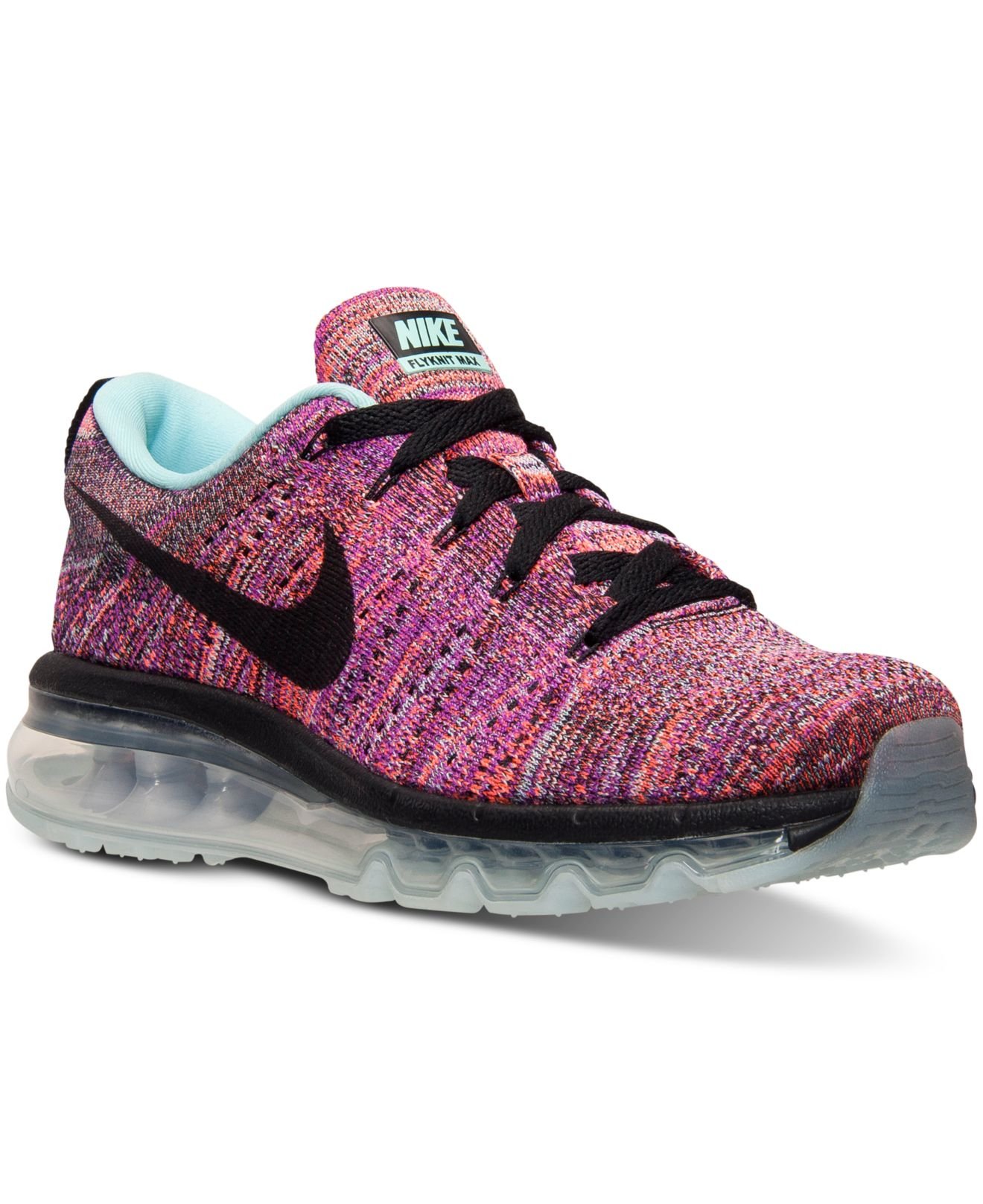Lyst - Nike Women's Flyknit Air Max Running Sneakers From Finish Line ...