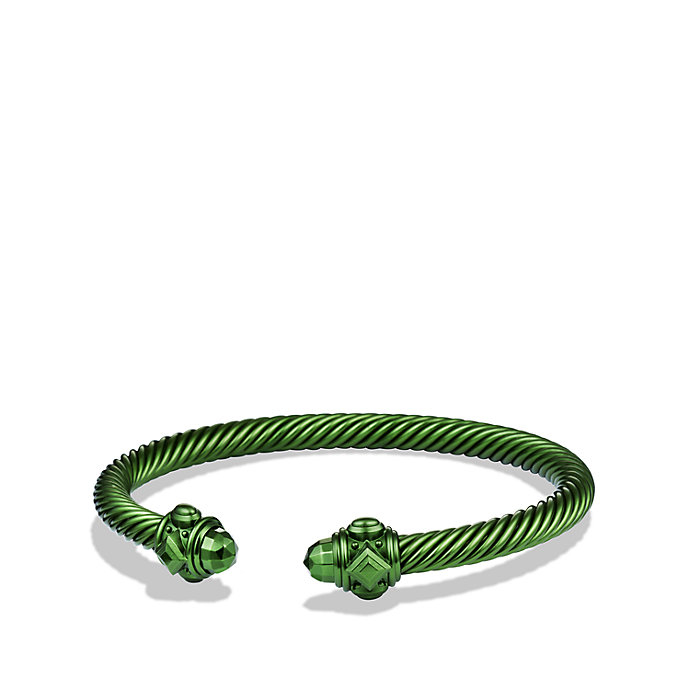 David yurman Renaissance Bracelet In Forest Green Aluminum, 5mm in ...