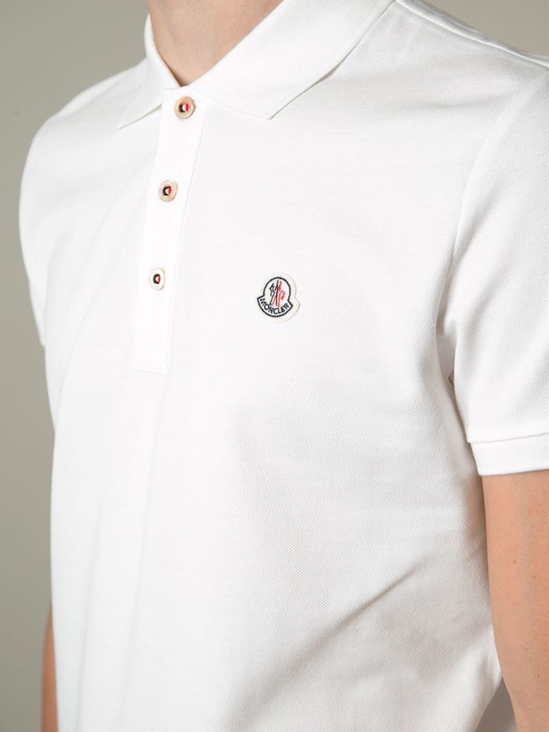 moncler white polo shirt moncler white polo shirt