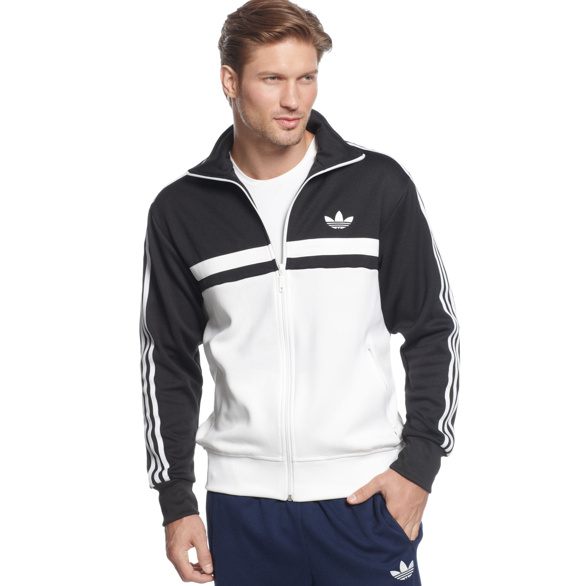 Adidas Originals Adi-Icon Track Jacket in Black for Men | Lyst