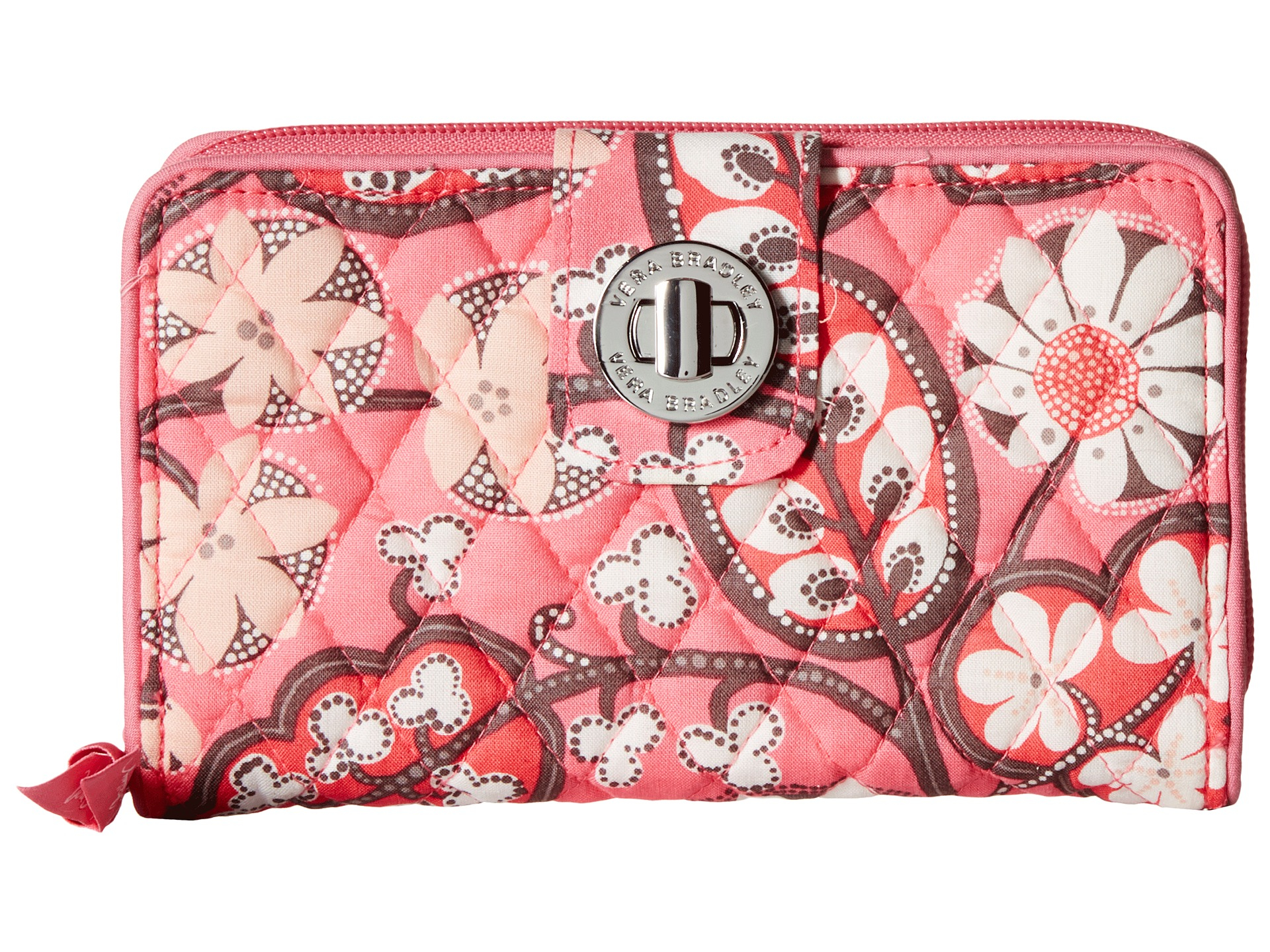 Lyst - Vera Bradley Turn Lock Wallet in Pink