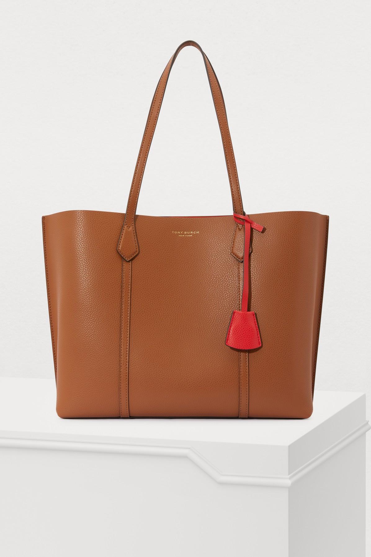 Tory Burch Perry Tote Bag in Brown - Lyst