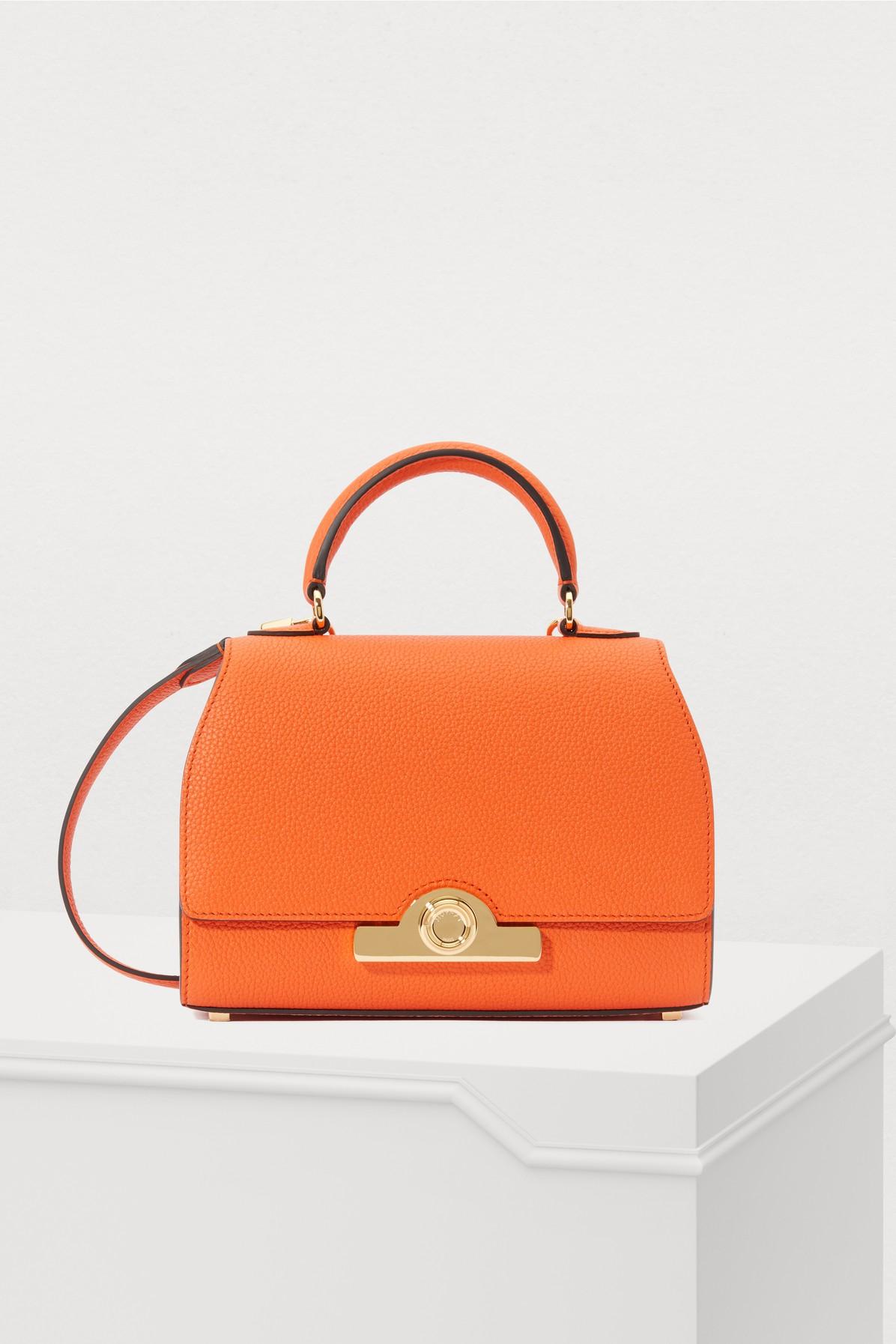 orange mini handbag