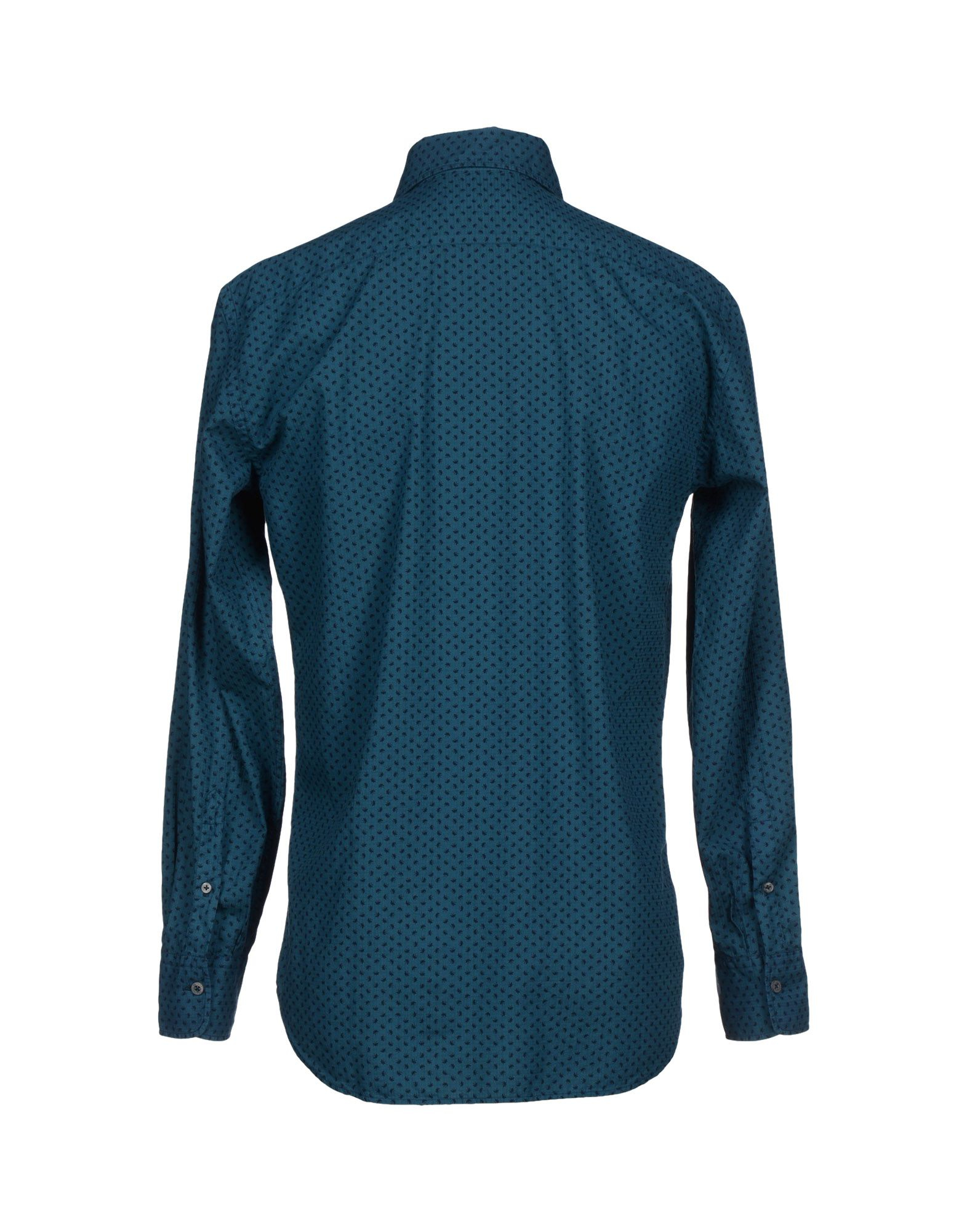 Canali Shirt in Green for Men - Lyst