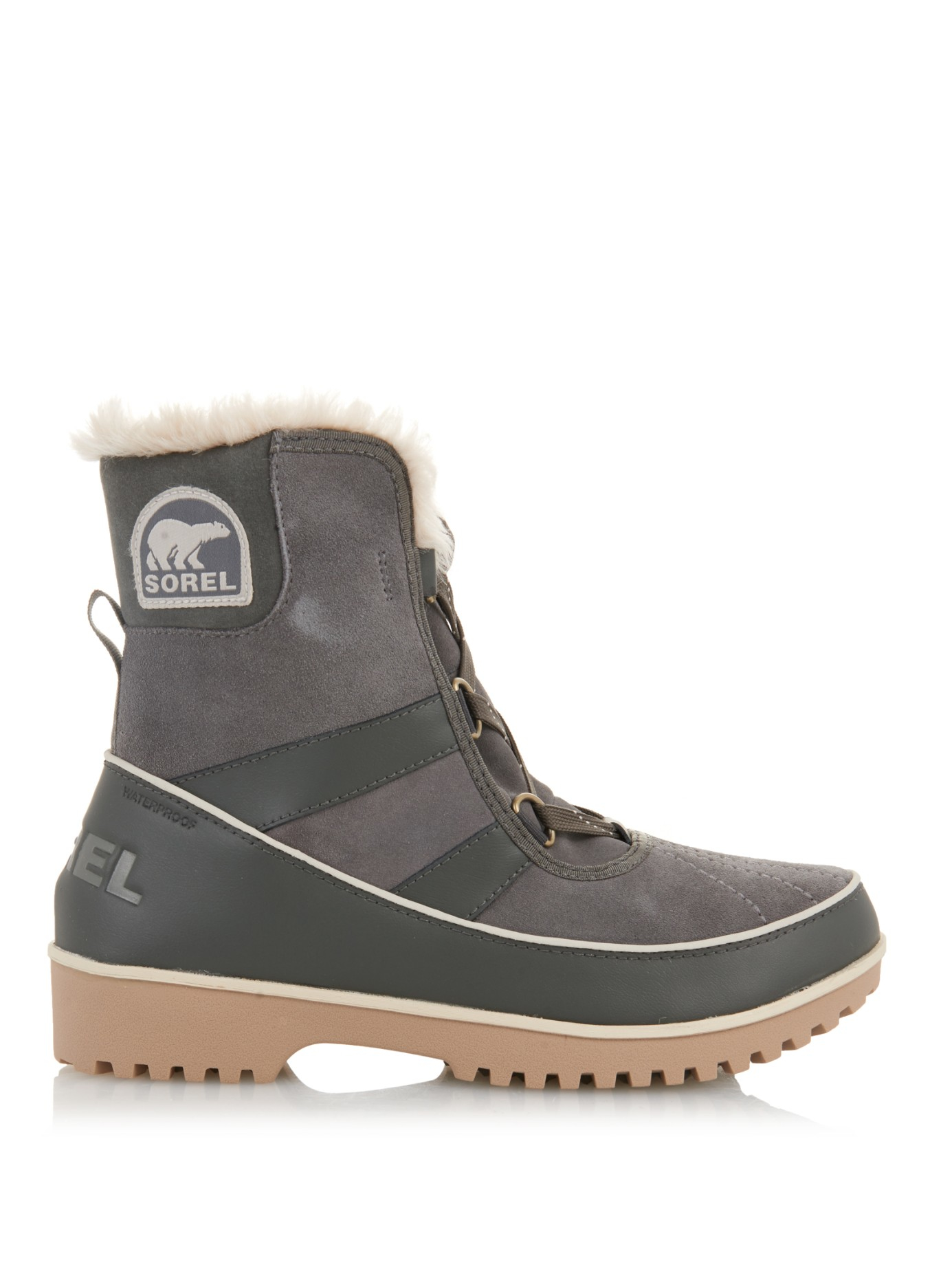 Lyst - Sorel Tivoli II Suede Ankle Boots in Gray