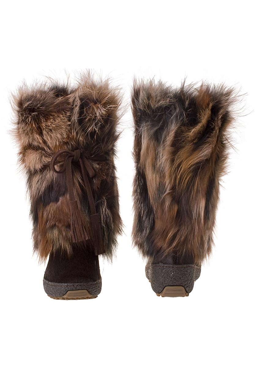 boom hiker boot with genuine calf hair