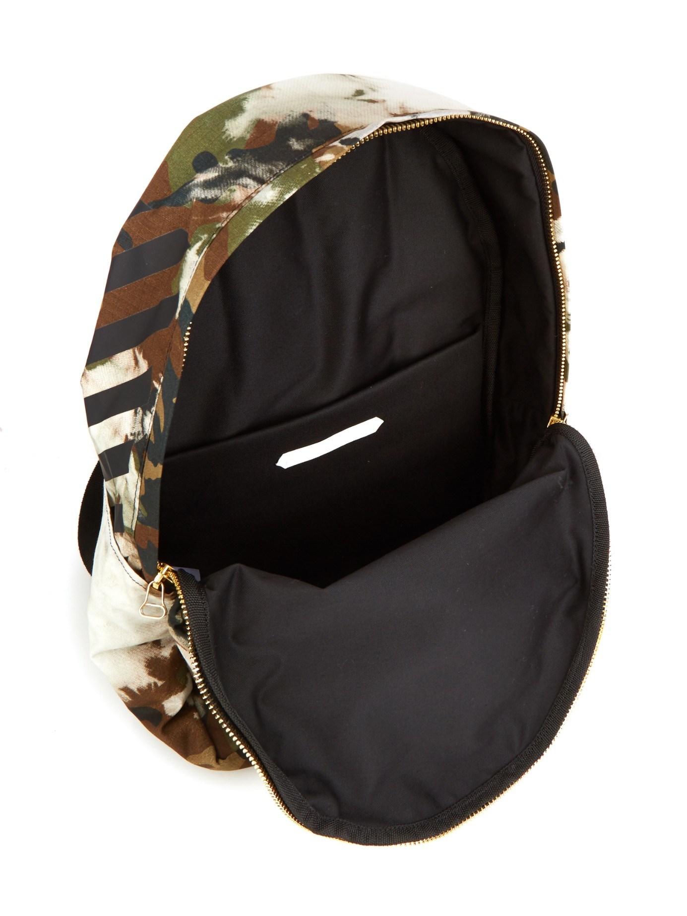 Lyst - Off-White C/O Virgil Abloh Architectural Camo Backpack in Brown for Men