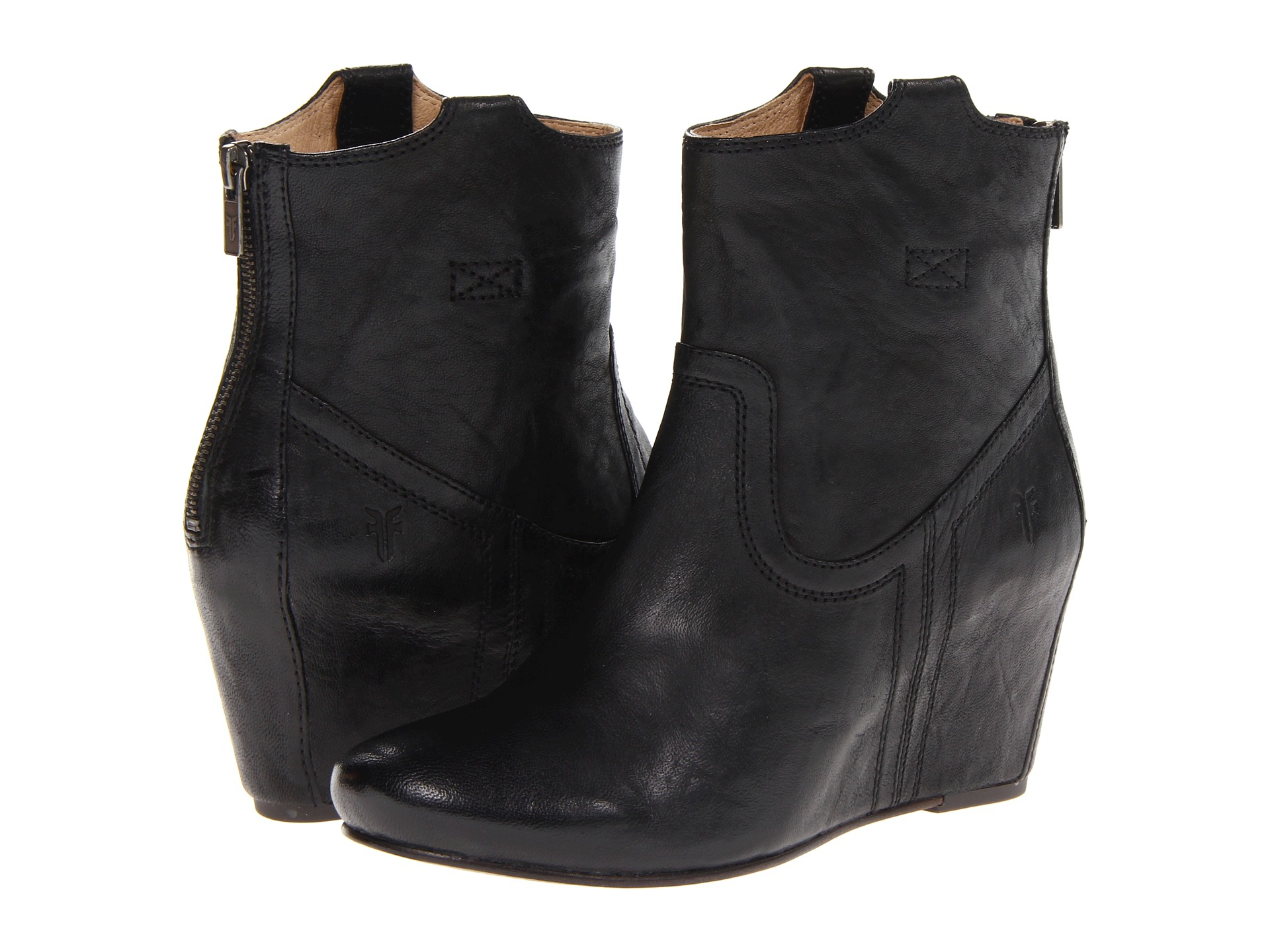 frye wedge bootie