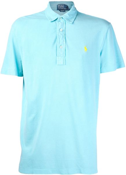 Polo Ralph Lauren Faded Polo Shirt in Blue for Men | Lyst