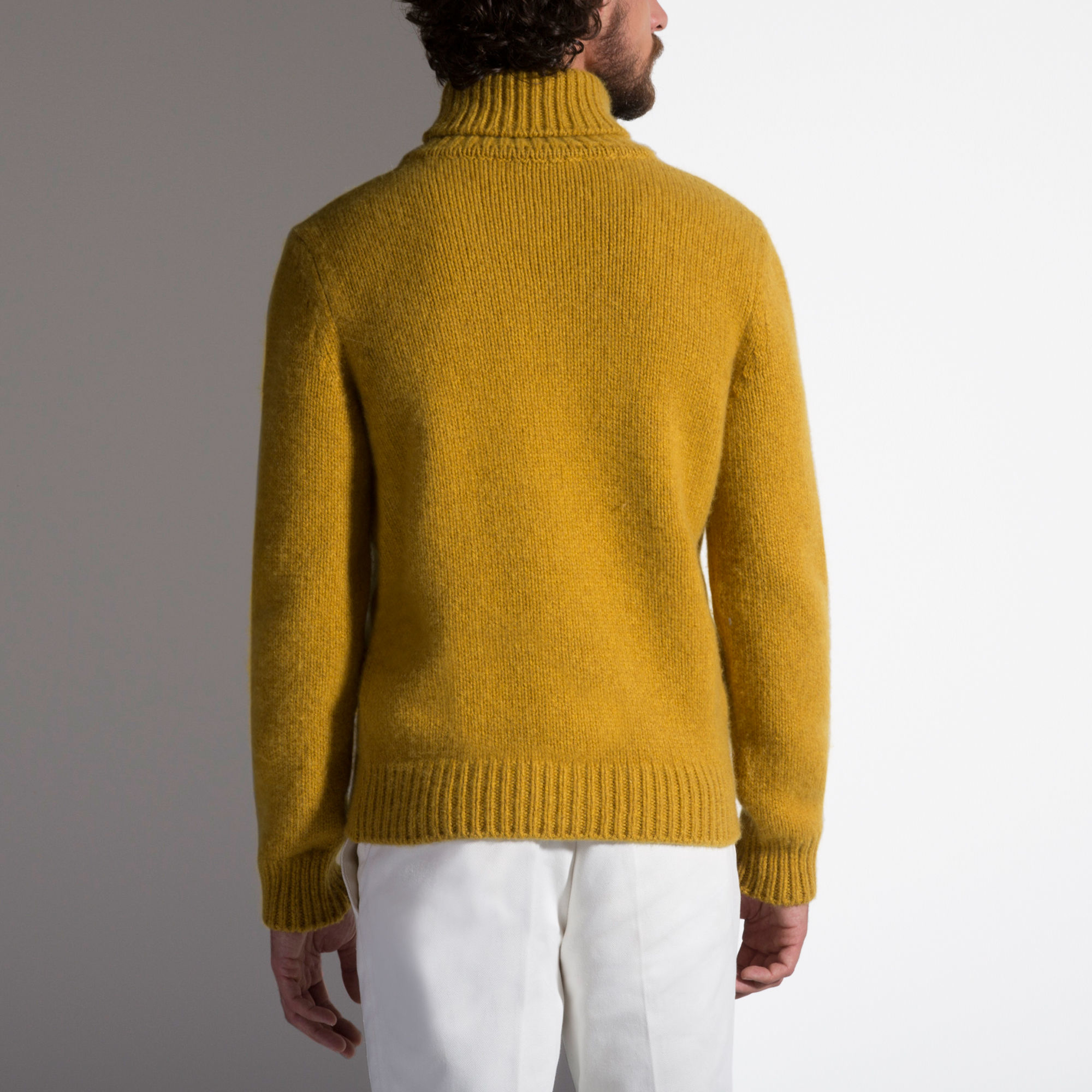 Lyst - Bally Cashmere Polo Neck in Yellow for Men