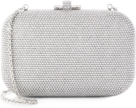 silver pearl clutch