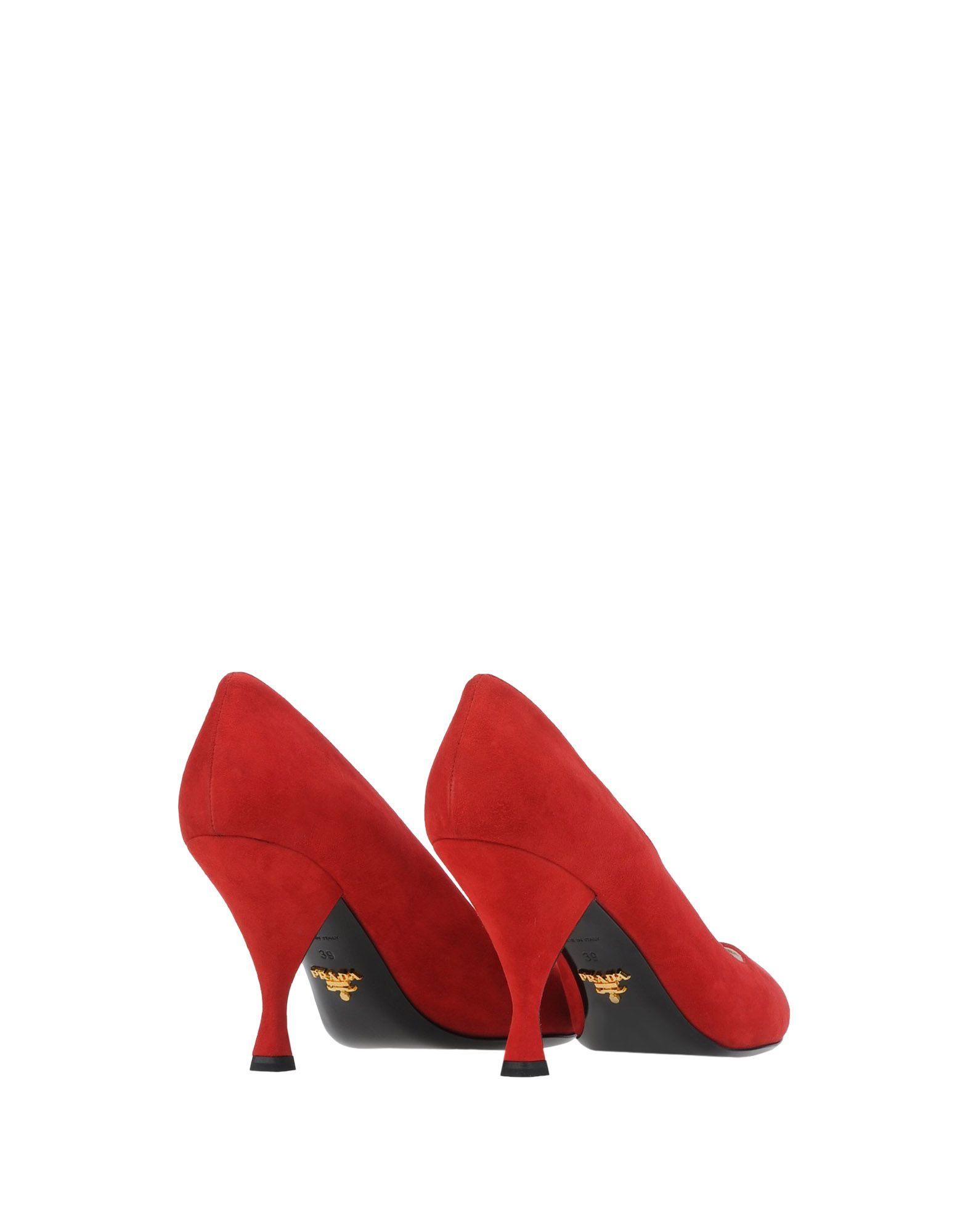 prada pumps red bottom