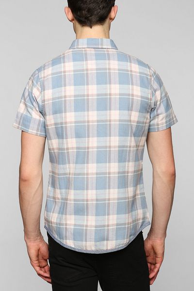 Native Youth Pastel Plaid Button-down Shirt in Blue for Men | Lyst