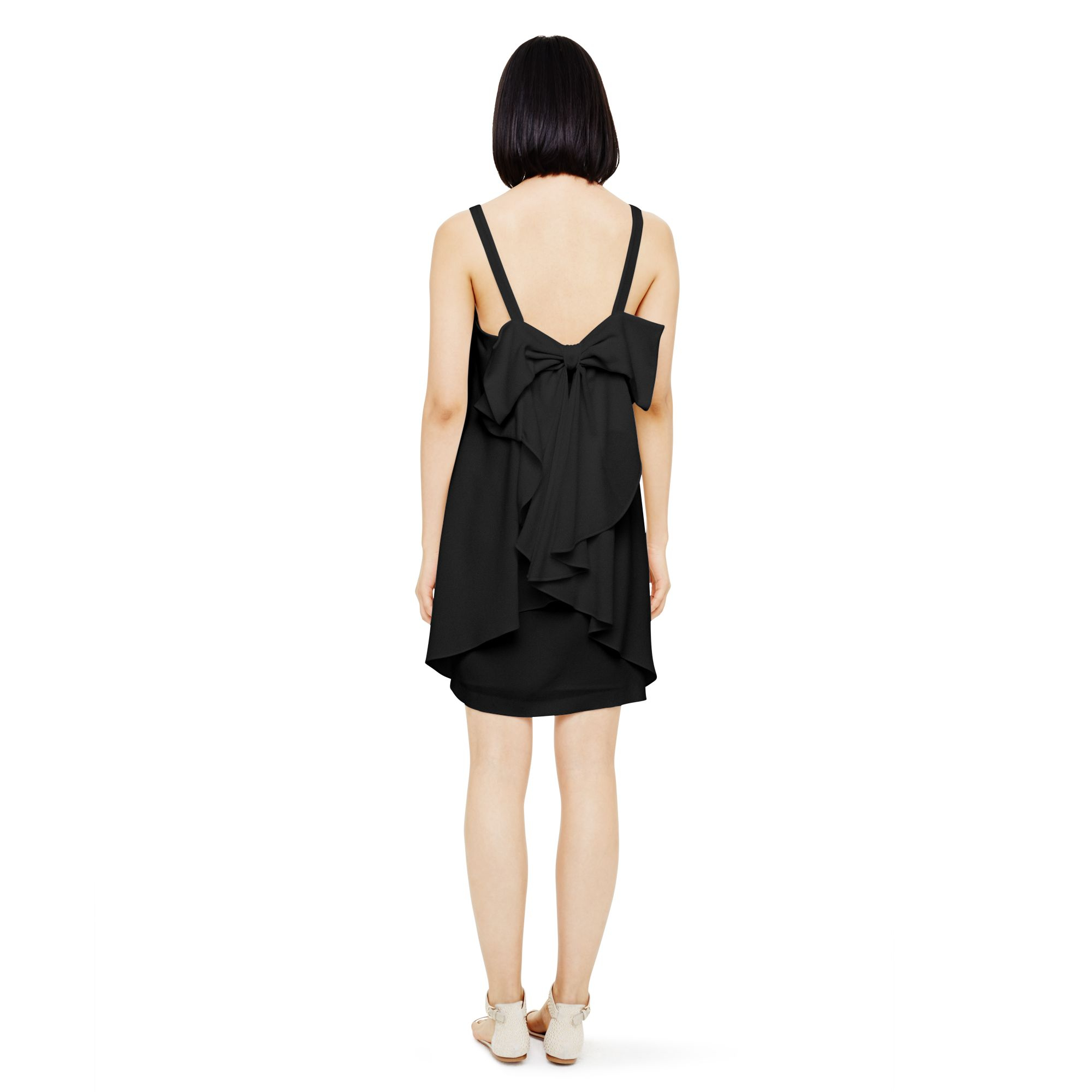 Black Bow Cocktail Dress