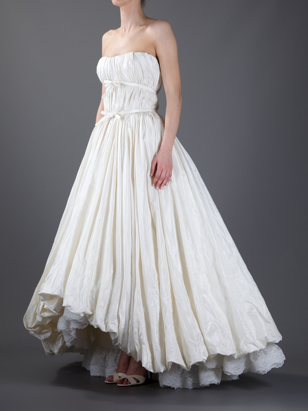 Lyst Balenciaga Bridal Dress In Natural Gallery