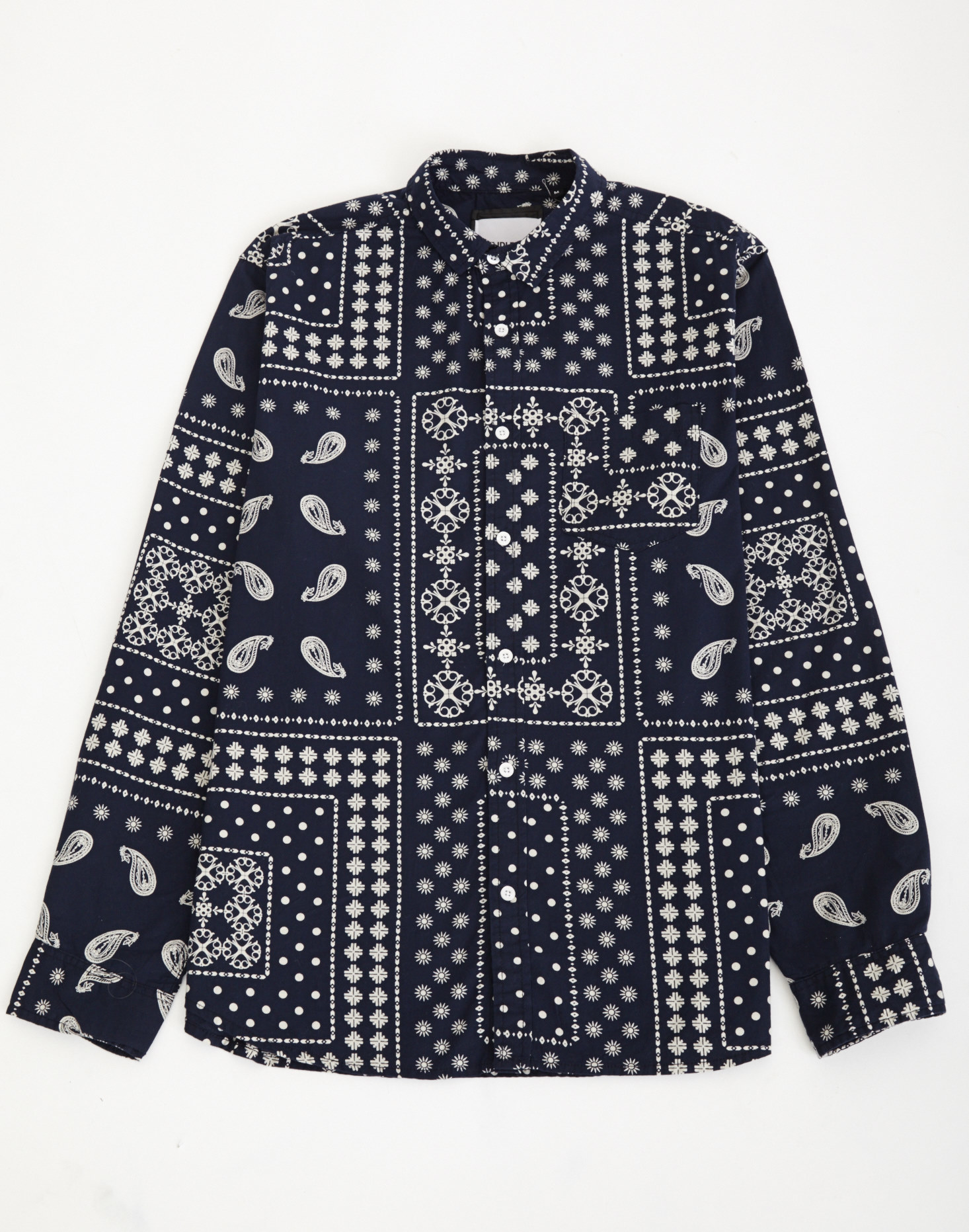 Lyst - The Idle Man All-over Bandana Print Shirt in Blue for Men