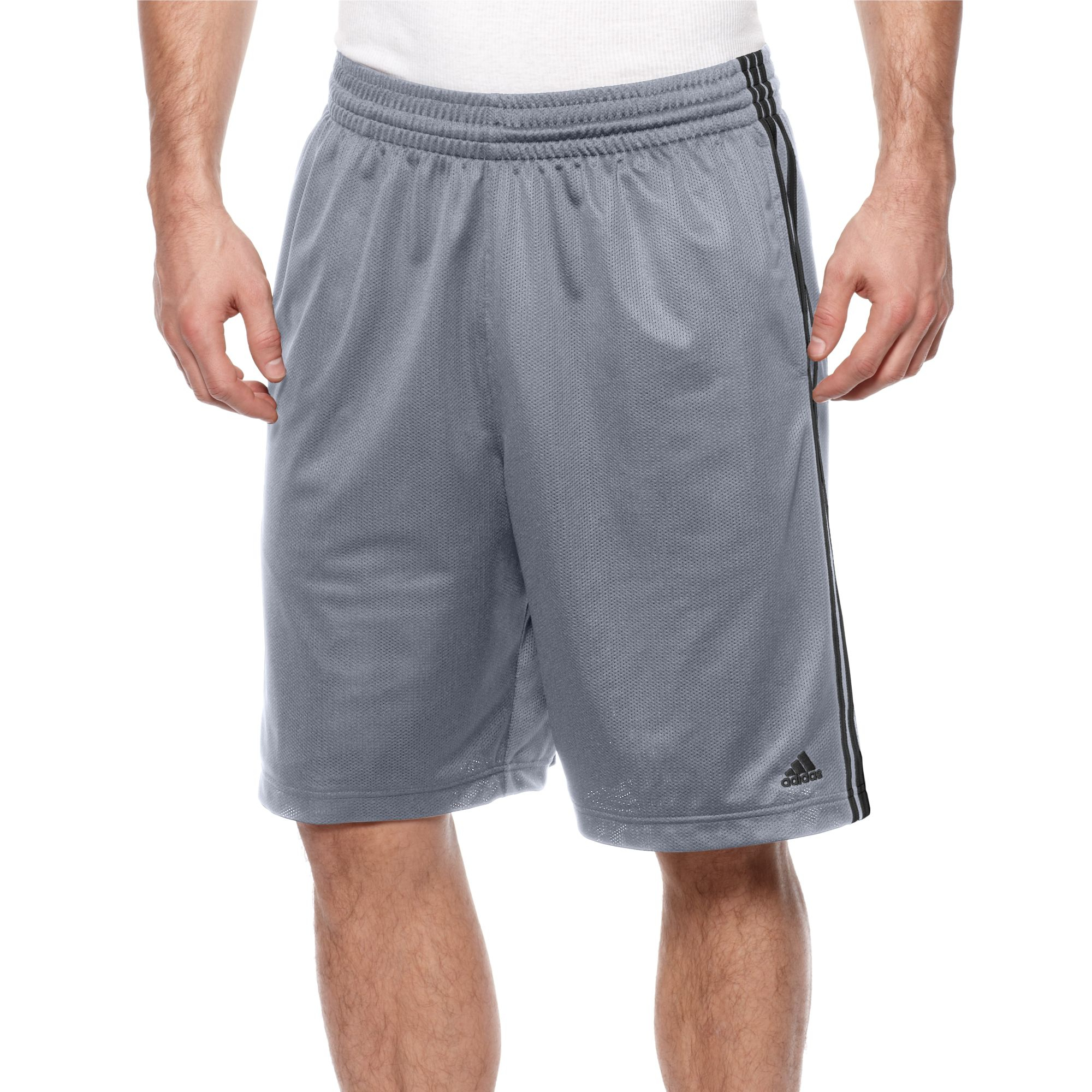 Adidas Triple Up Mesh Basketball Shorts in Gray for Men (lead/black) | Lyst