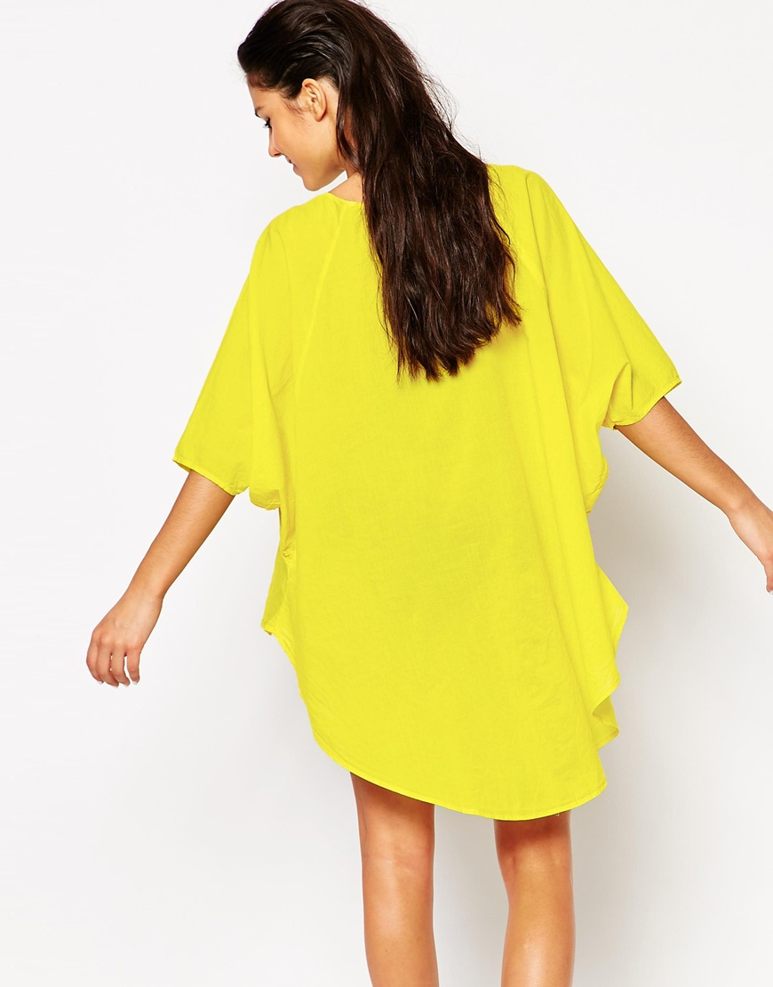 yellow t shirt dress