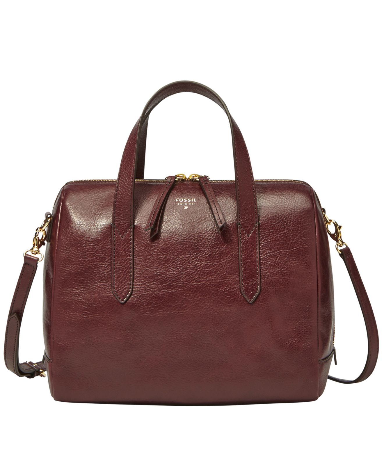 fossil darby satchel