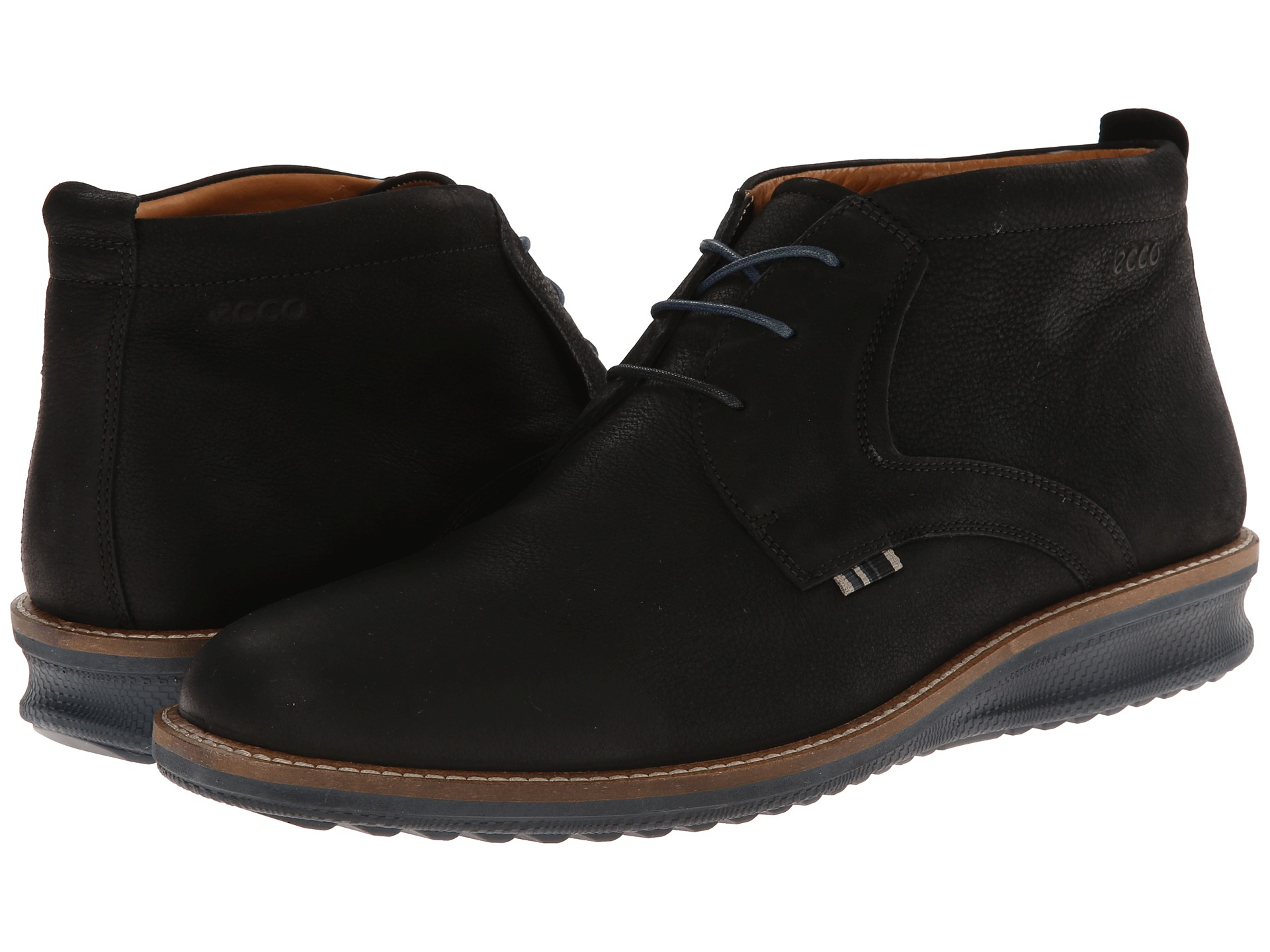 Lyst - Ecco Contoured Low Cut Boot in Black for Men