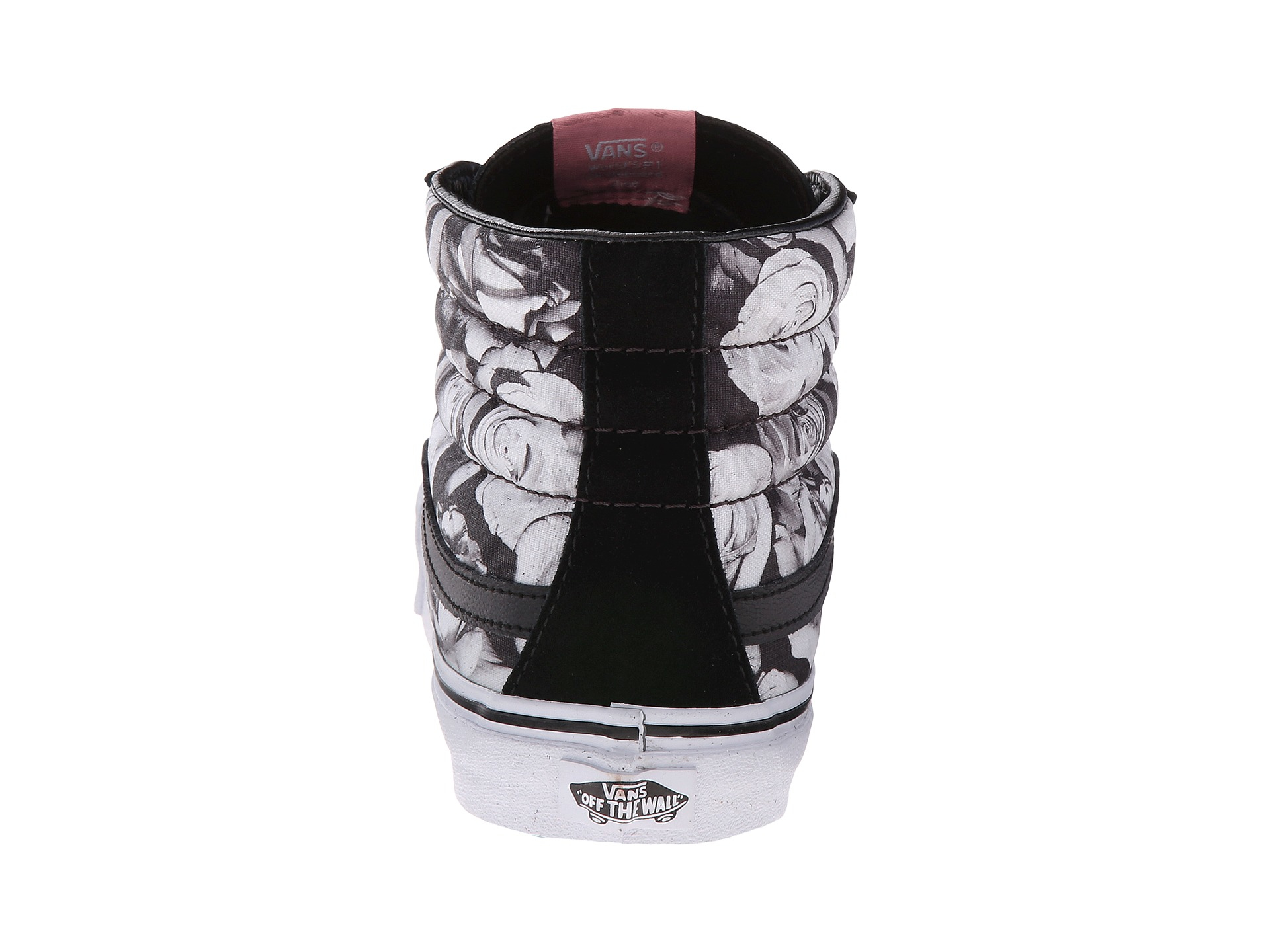 vans high tops with roses