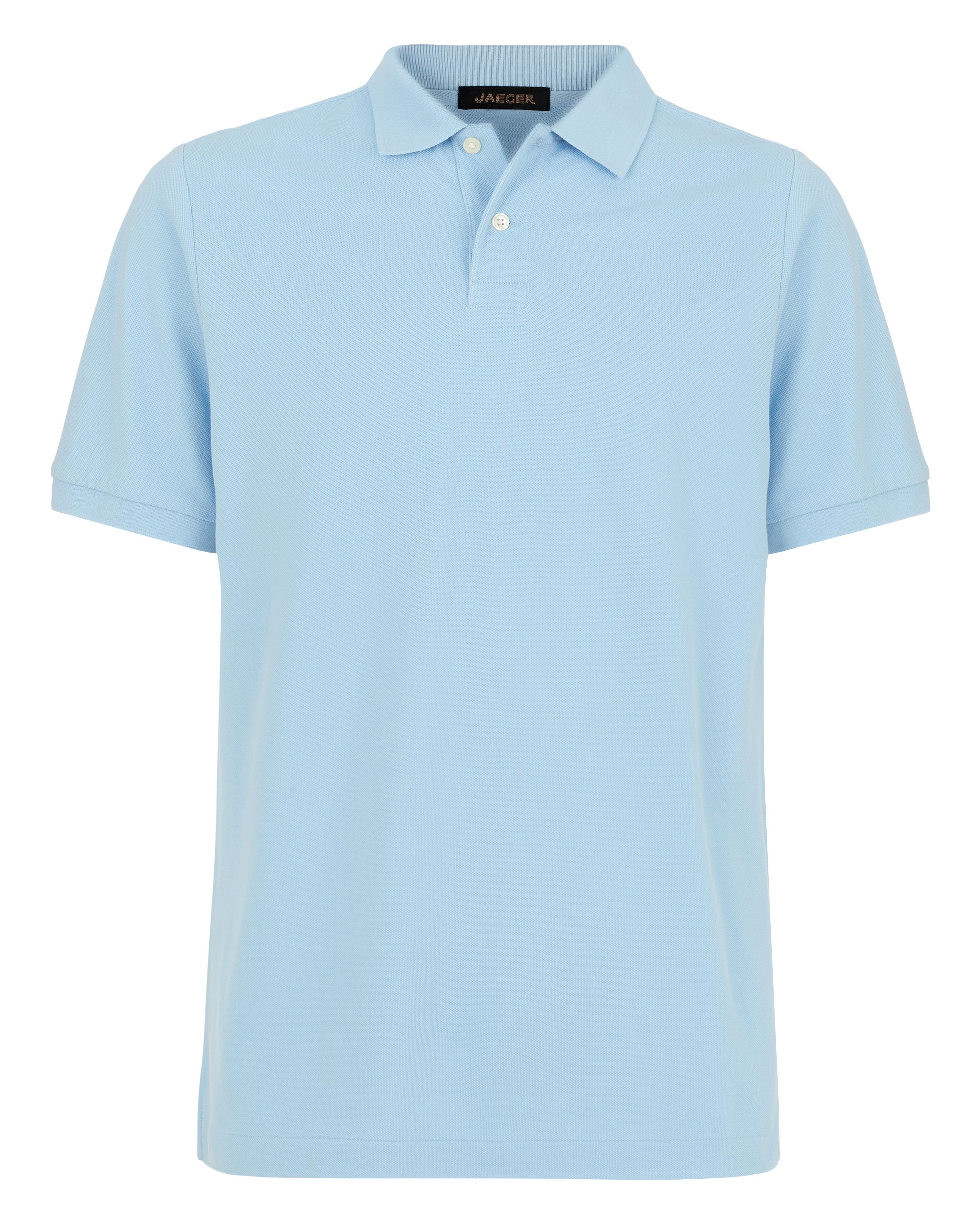 Jaeger Plain Polo Regular Fit Polo Shirt in Blue for Men (Light Blue