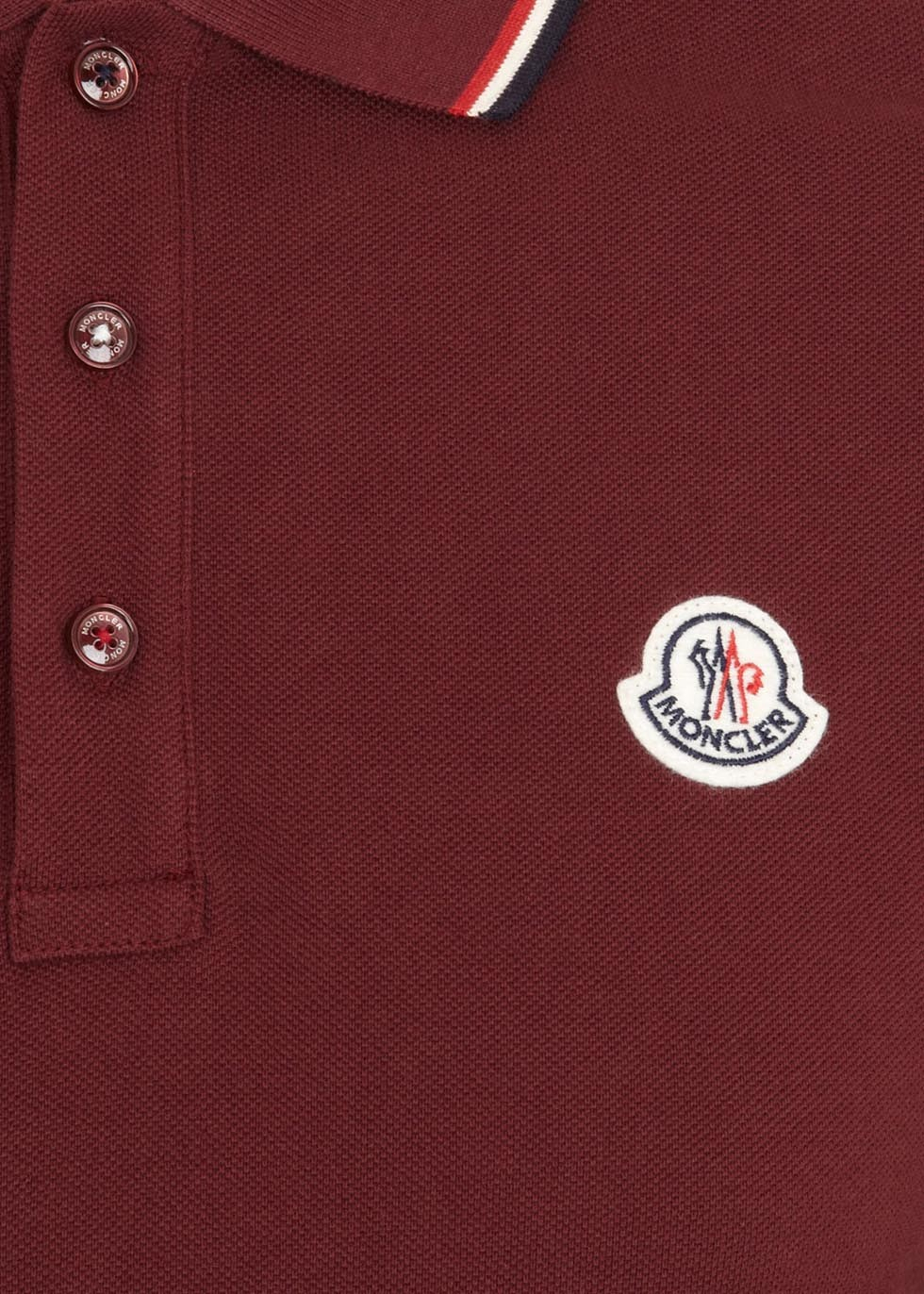 burgundy moncler polo burgundy moncler polo