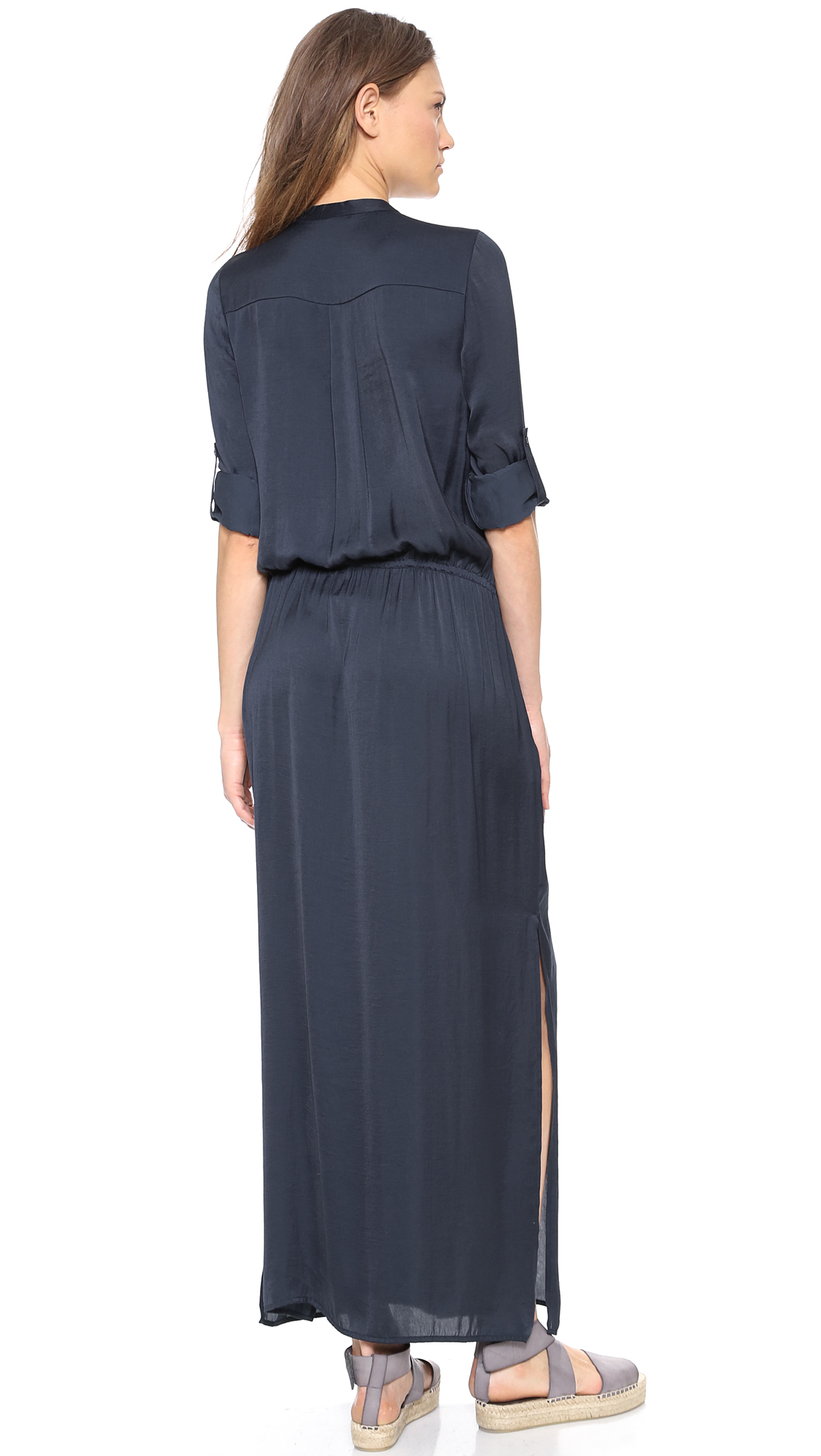 maxi shirtdress