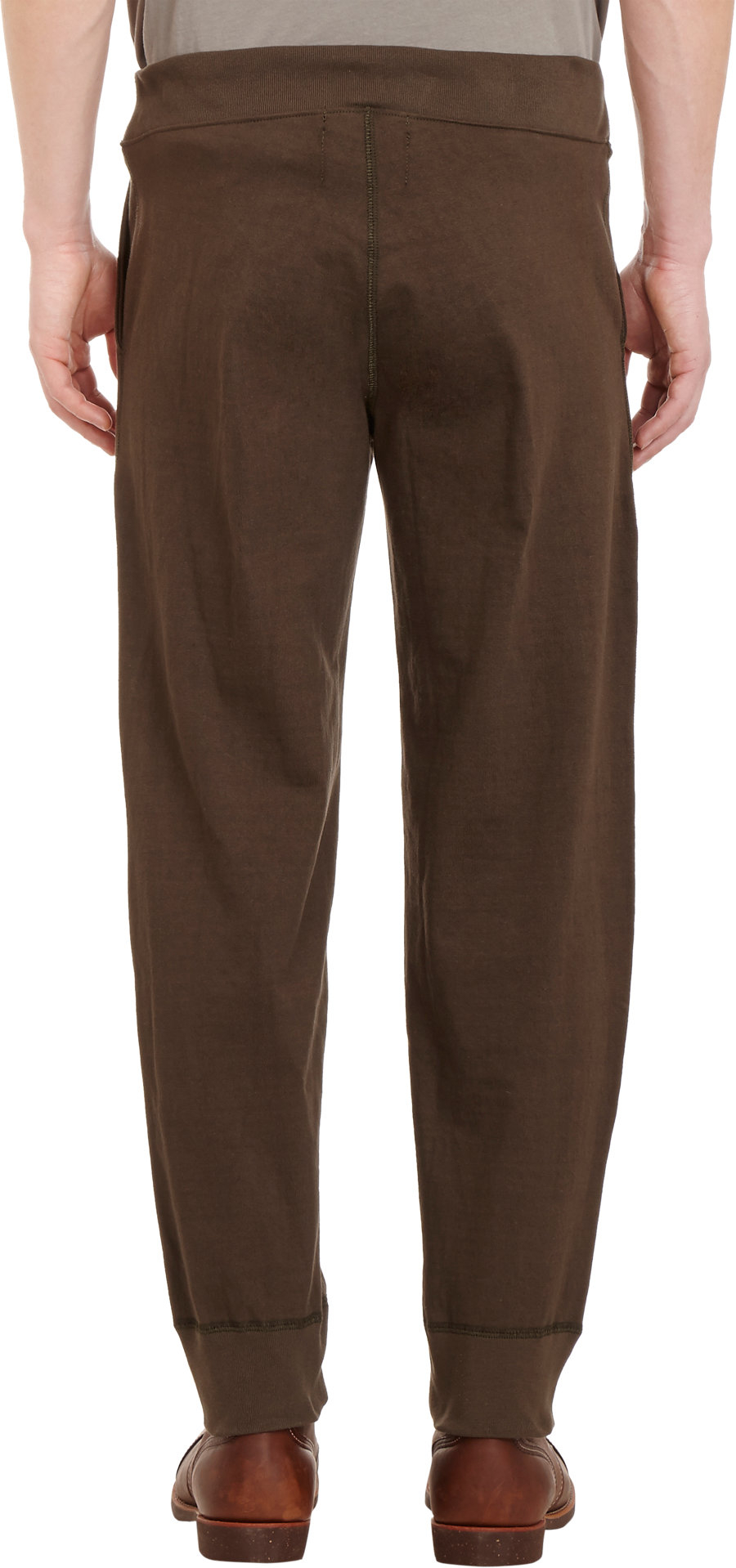 Lyst - Nigel Cabourn Cotton Fleece Sweatpants in Brown for Men