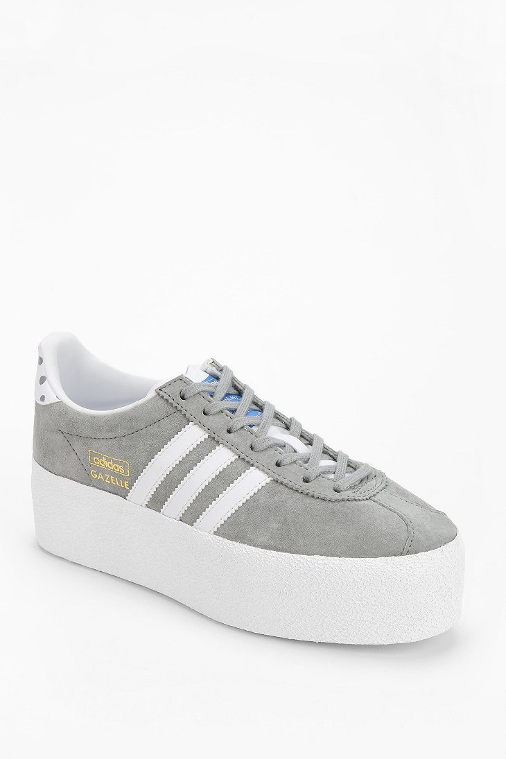 Lyst Adidas Gazelle Platform Sneaker in Gray