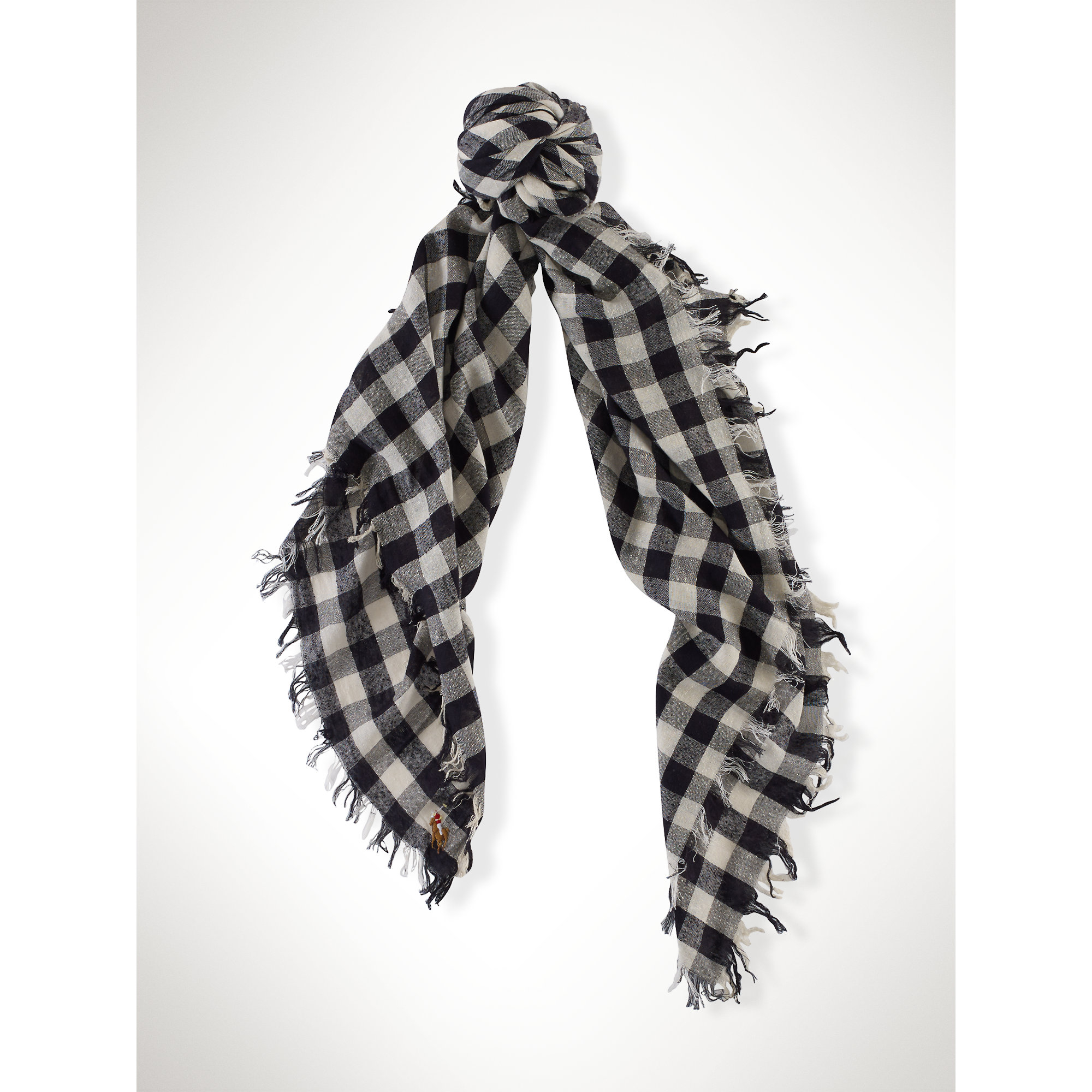 ralph lauren black scarf