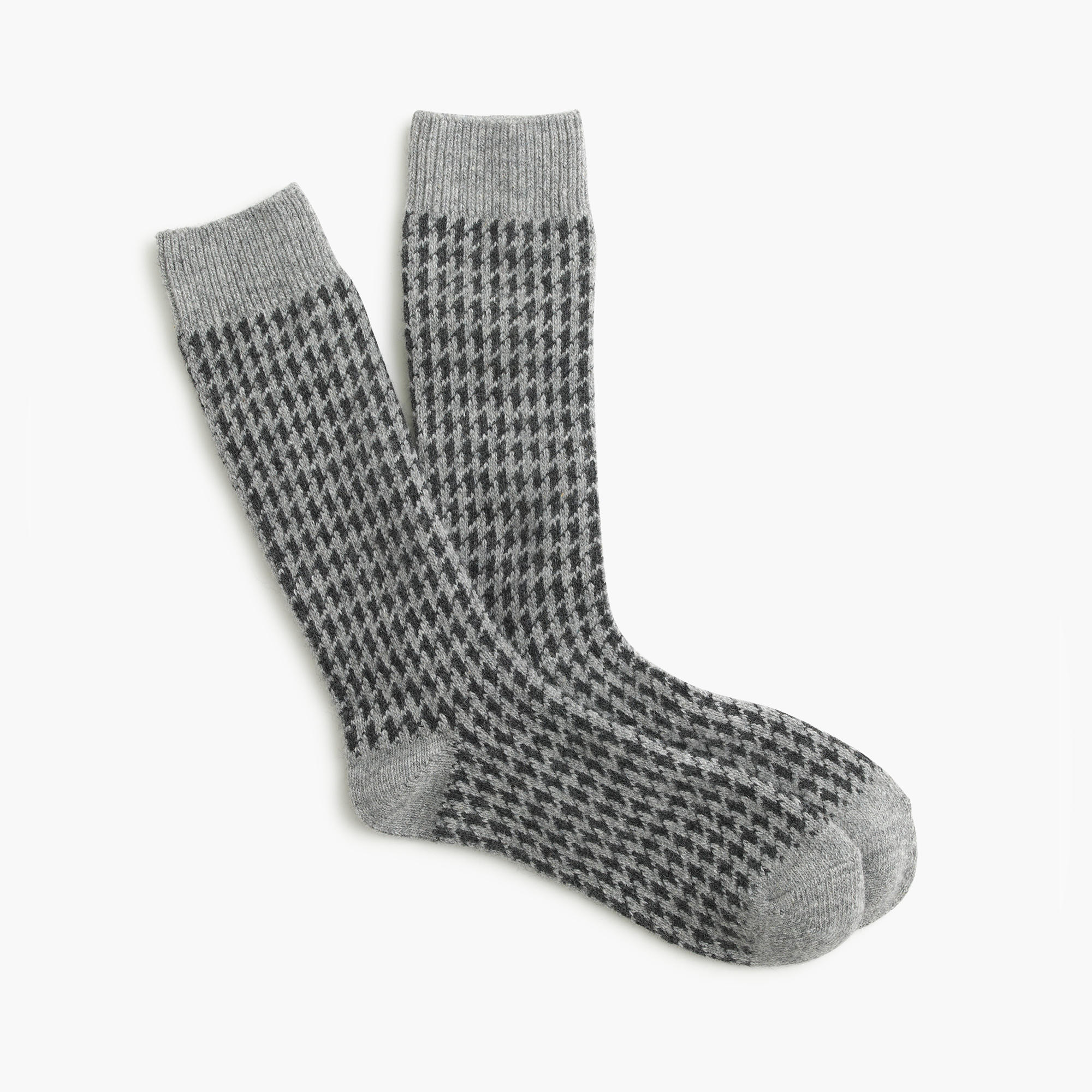 Lyst - J.Crew Houndstooth Socks in Gray for Men