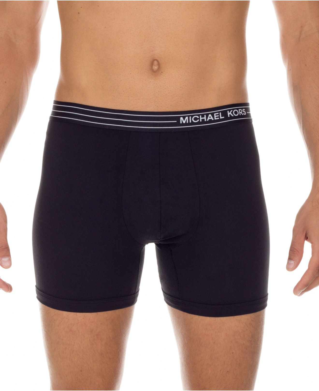 Michael Kors Men's Microfiber Stretch Boxer Brief in Black for Men | Lyst