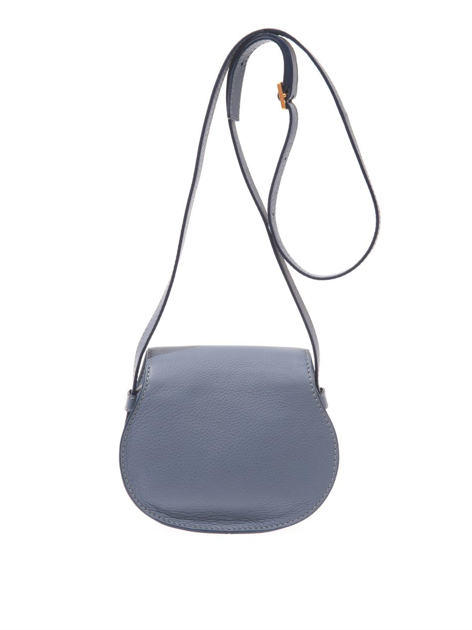 Lyst Chloé Marcie Mini Crossbody Bag in Blue