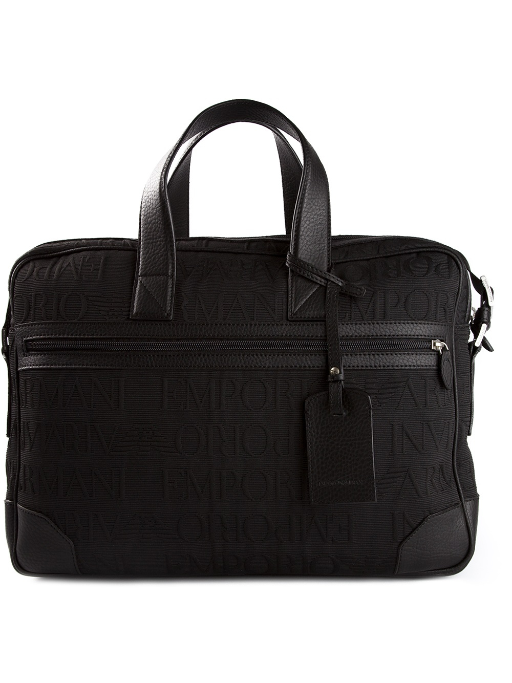 Emporio Armani Laptop Bag in Black for Men | Lyst