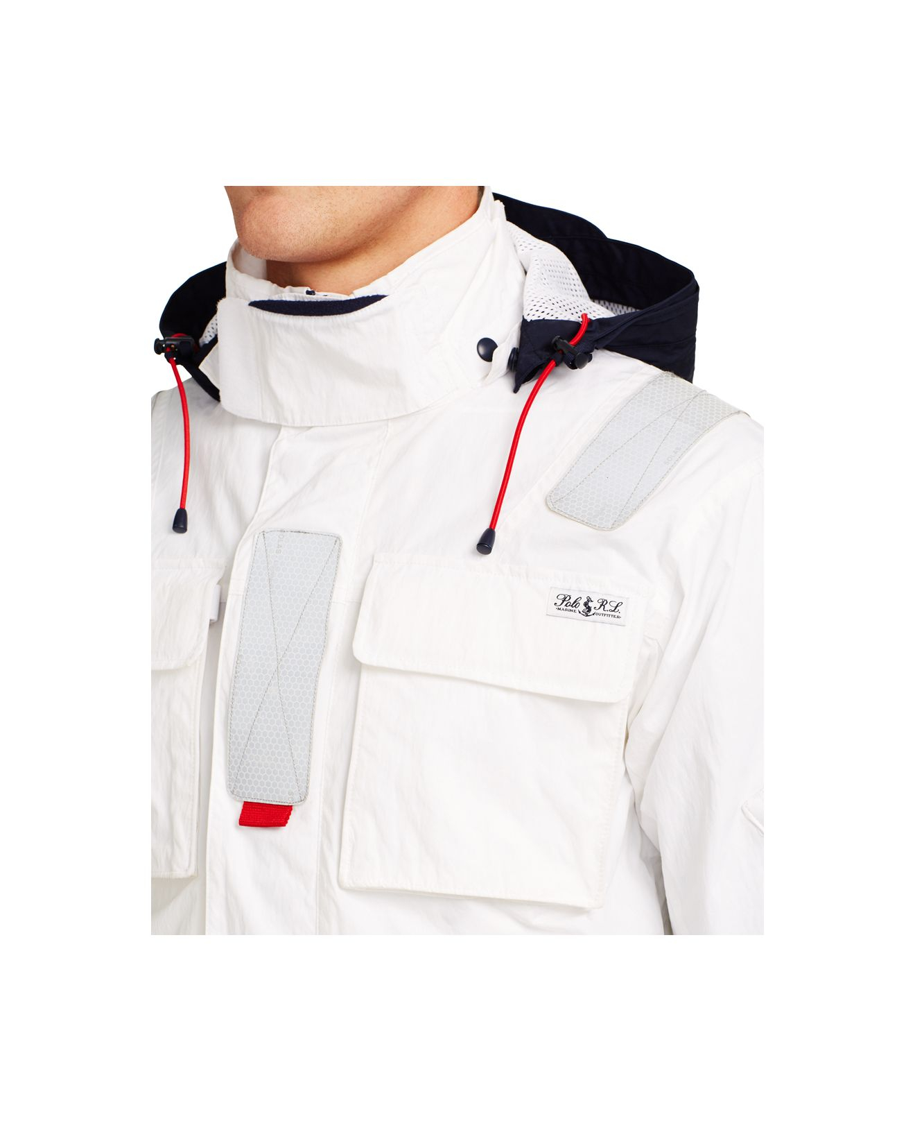 Lyst - Polo Ralph Lauren Waxed-Canvas Sailing Jacket in Blue for Men
