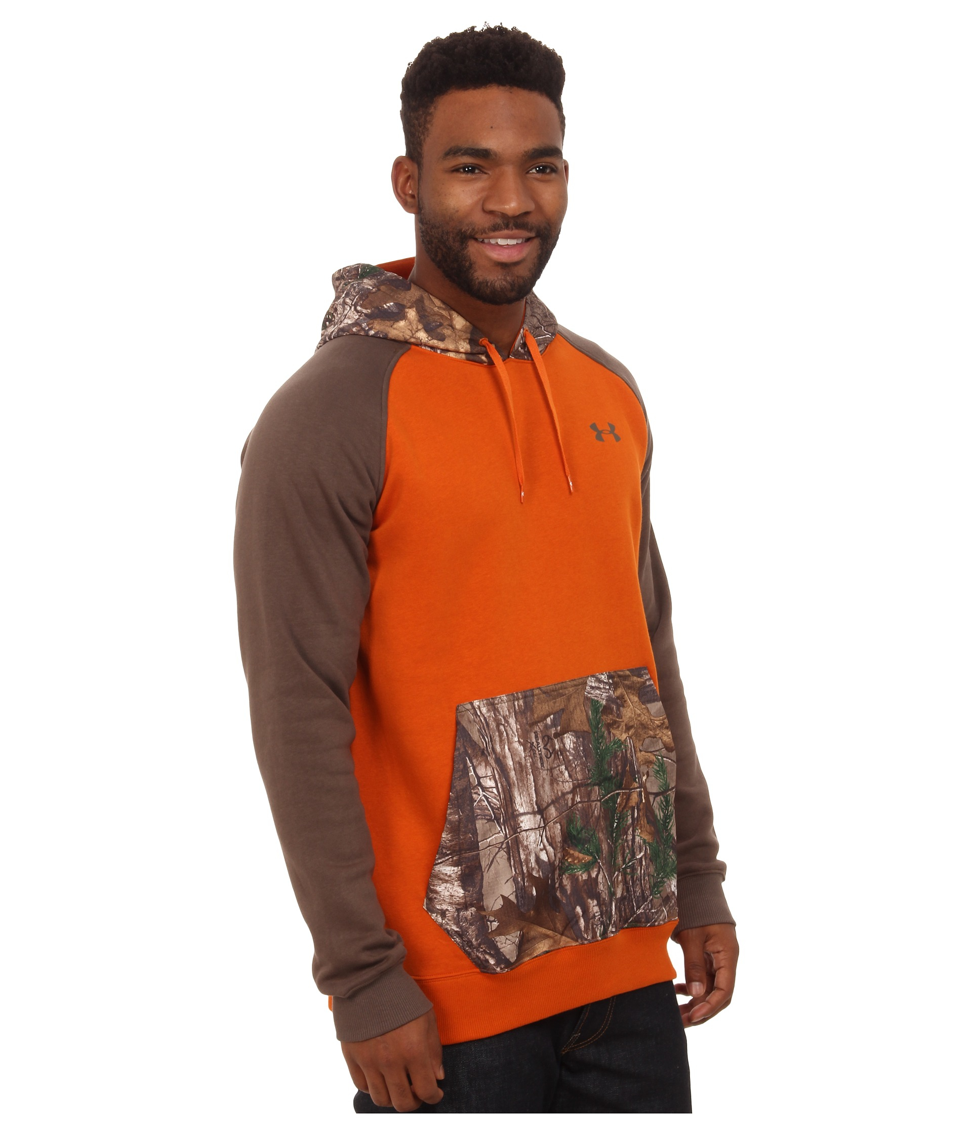 Camo orange under armour hoodie Clearance