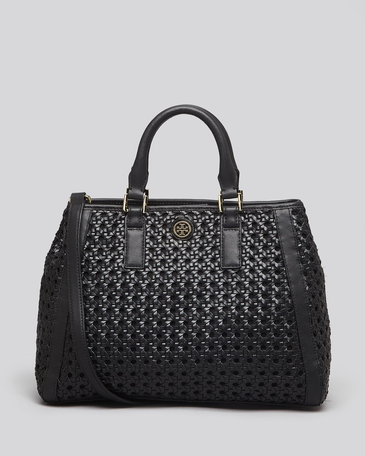 tory burch robinson triangle tote