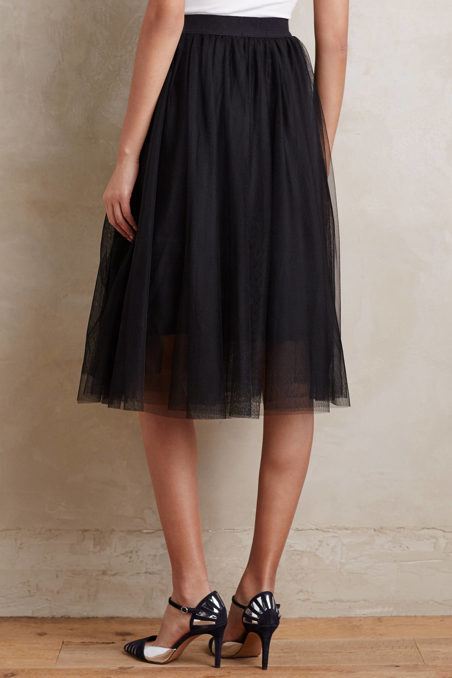 Lyst - Bailey 44 Pirouette Tulle Skirt in Black