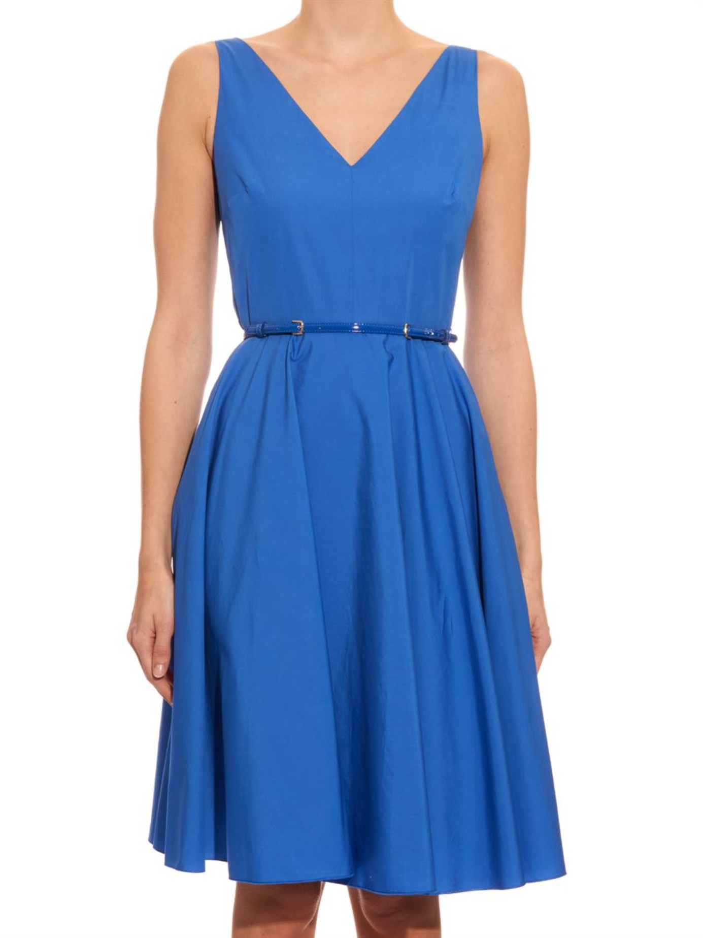 max mara studio blue asiago dress product 1 731764232 normal