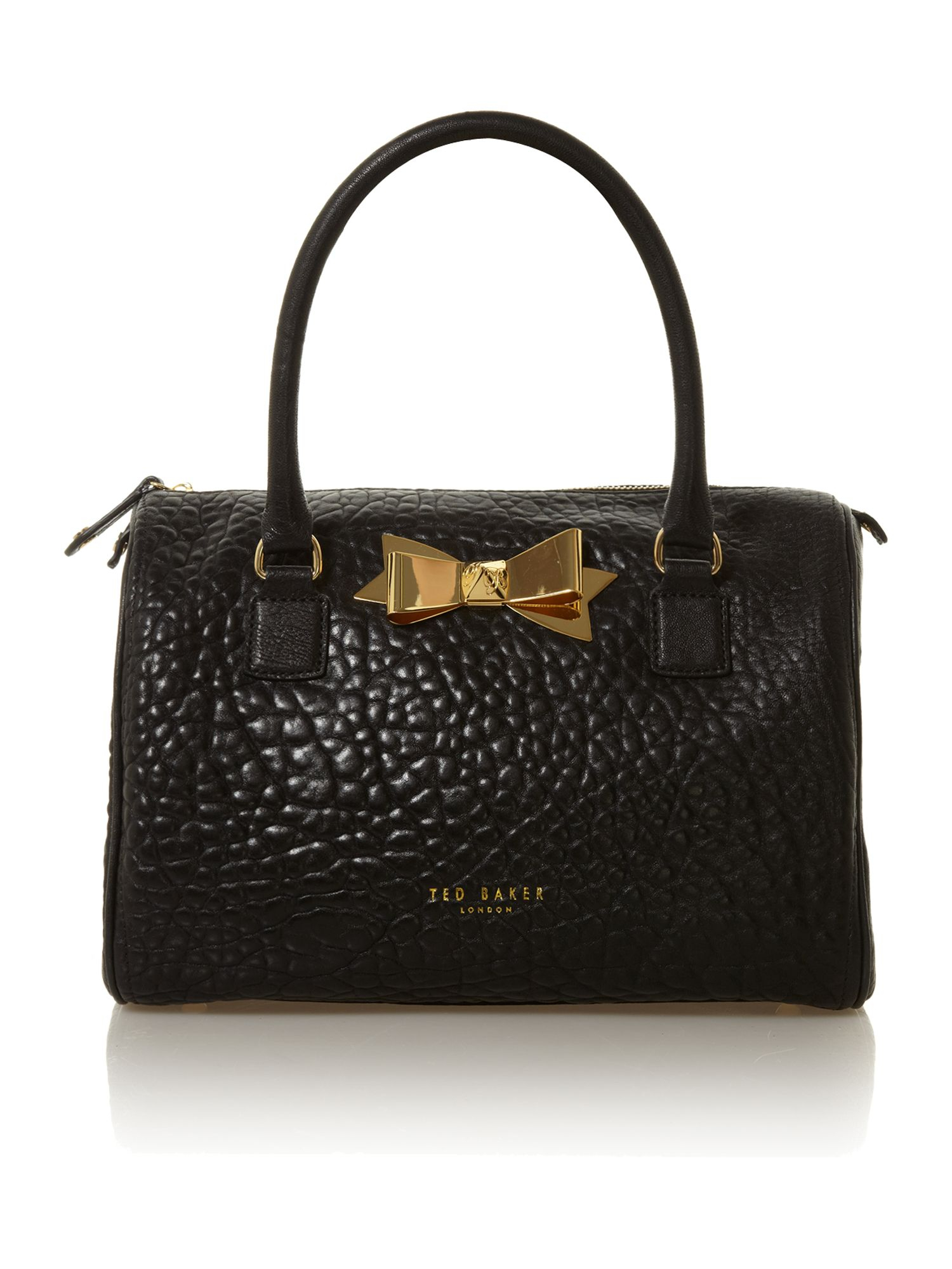 Ted baker Bow Bowling Bag in Black Lyst