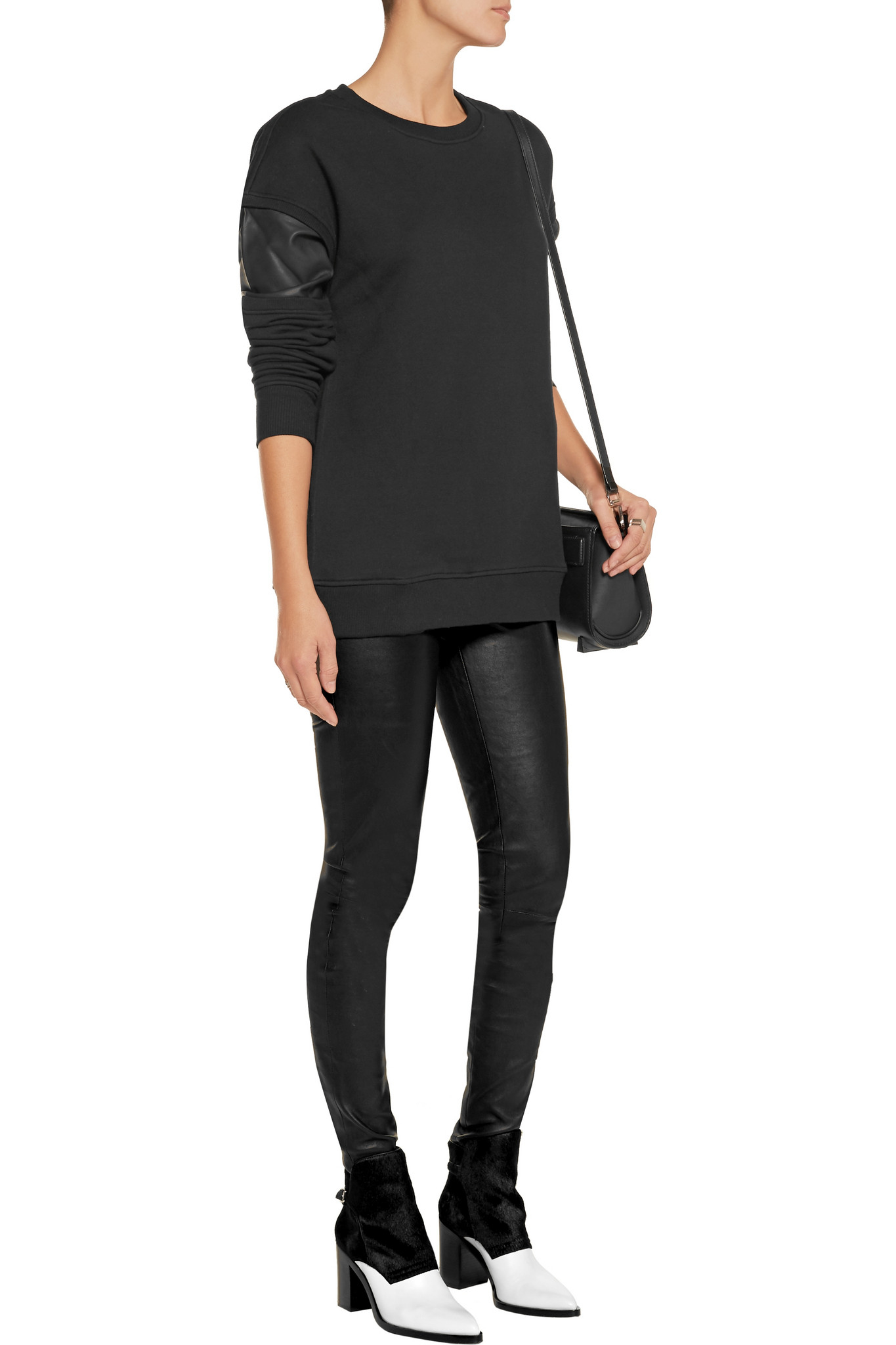 alexander wang boots length