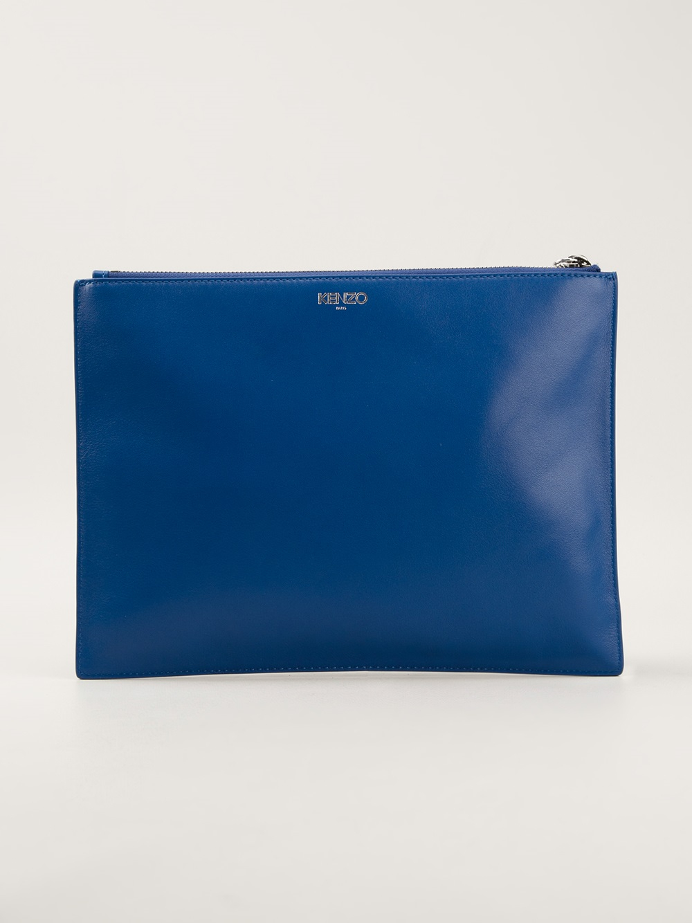 black and blue clutch bag