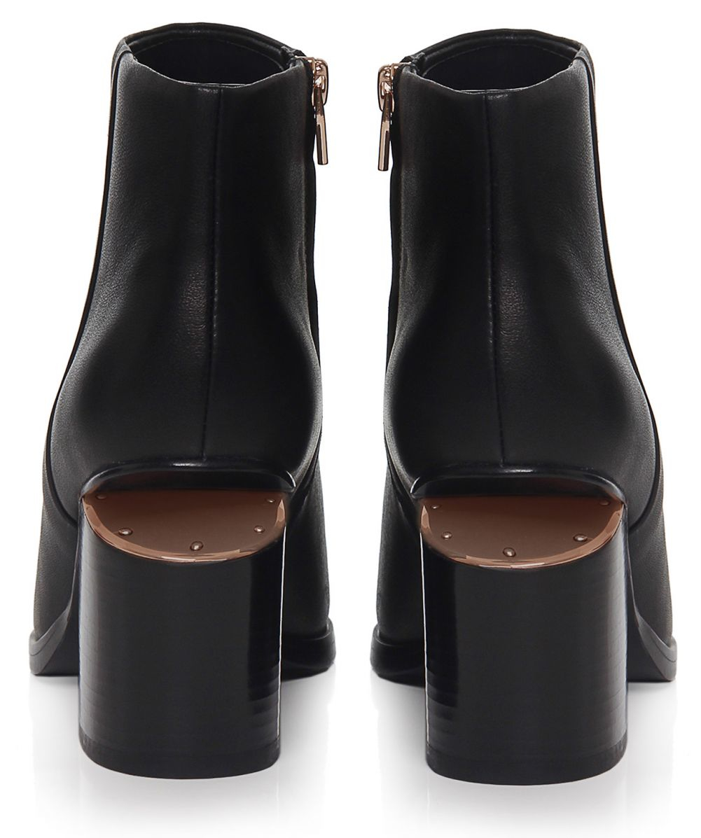 Lyst - Alexander wang Andi Patent Leathertrimmed Suede Ankle Boots in Black