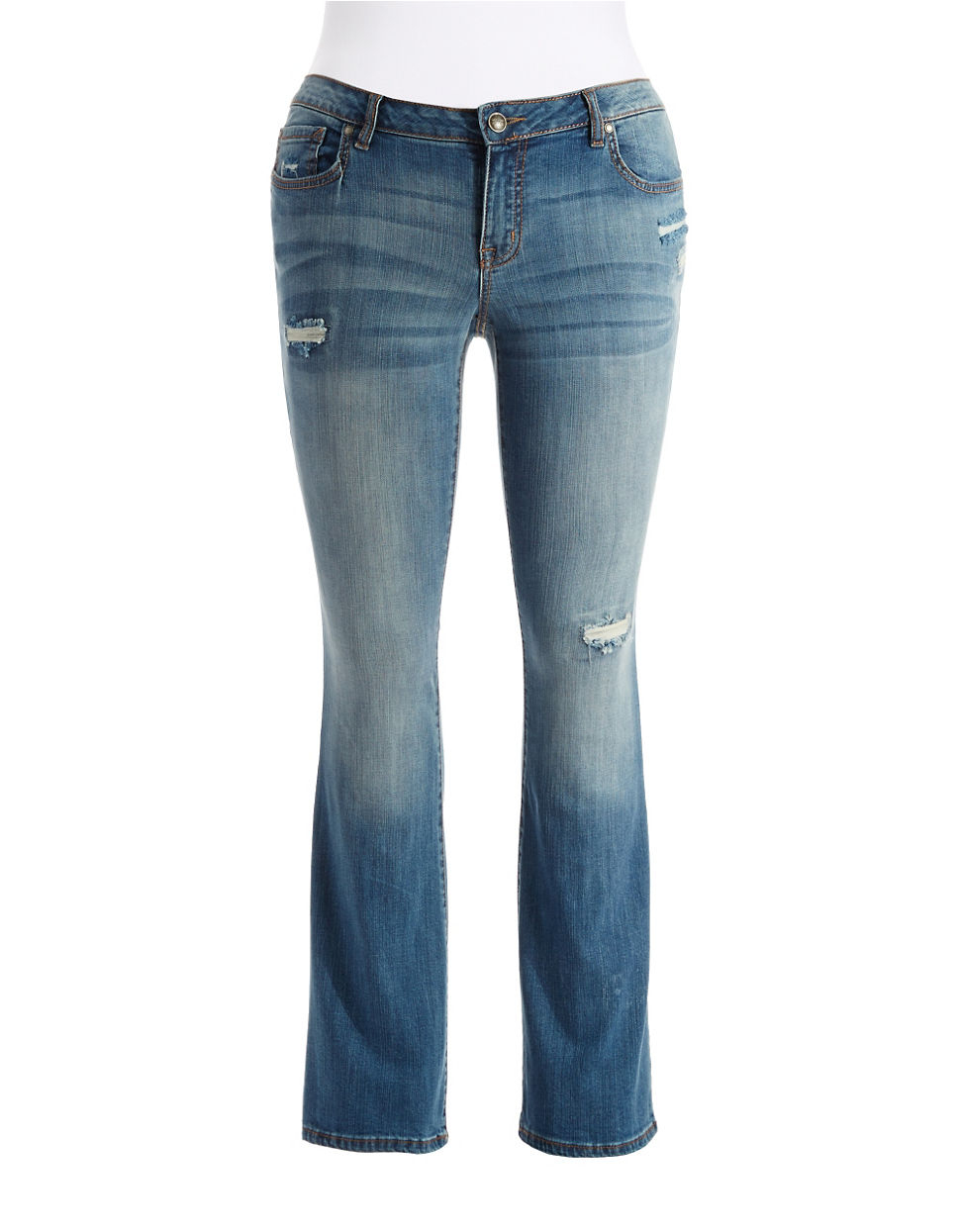 Jessica Simpson Plus Rockin Curvy Bootcut Jeans in Blue - Lyst