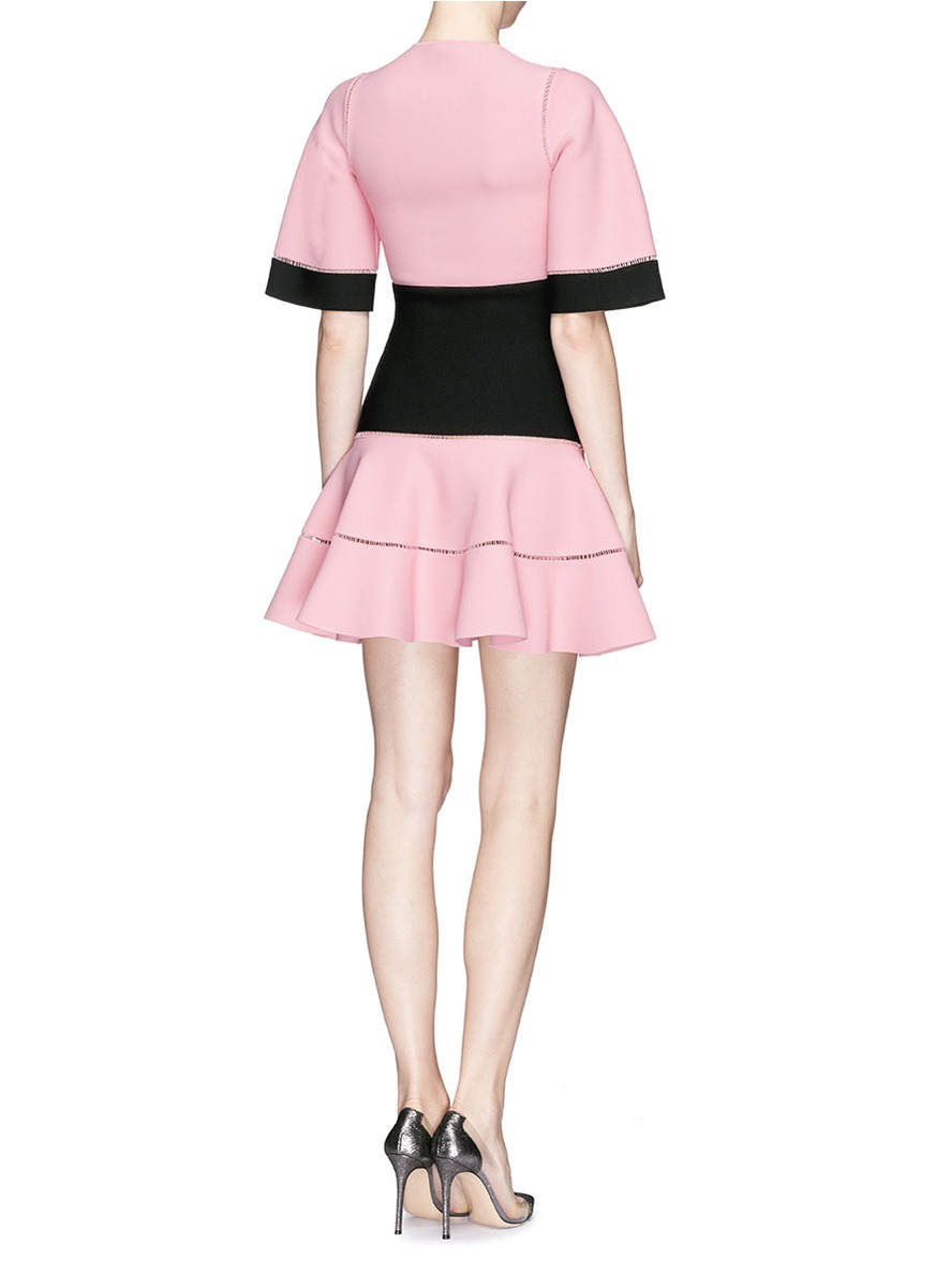 alexander mcqueen pink gown