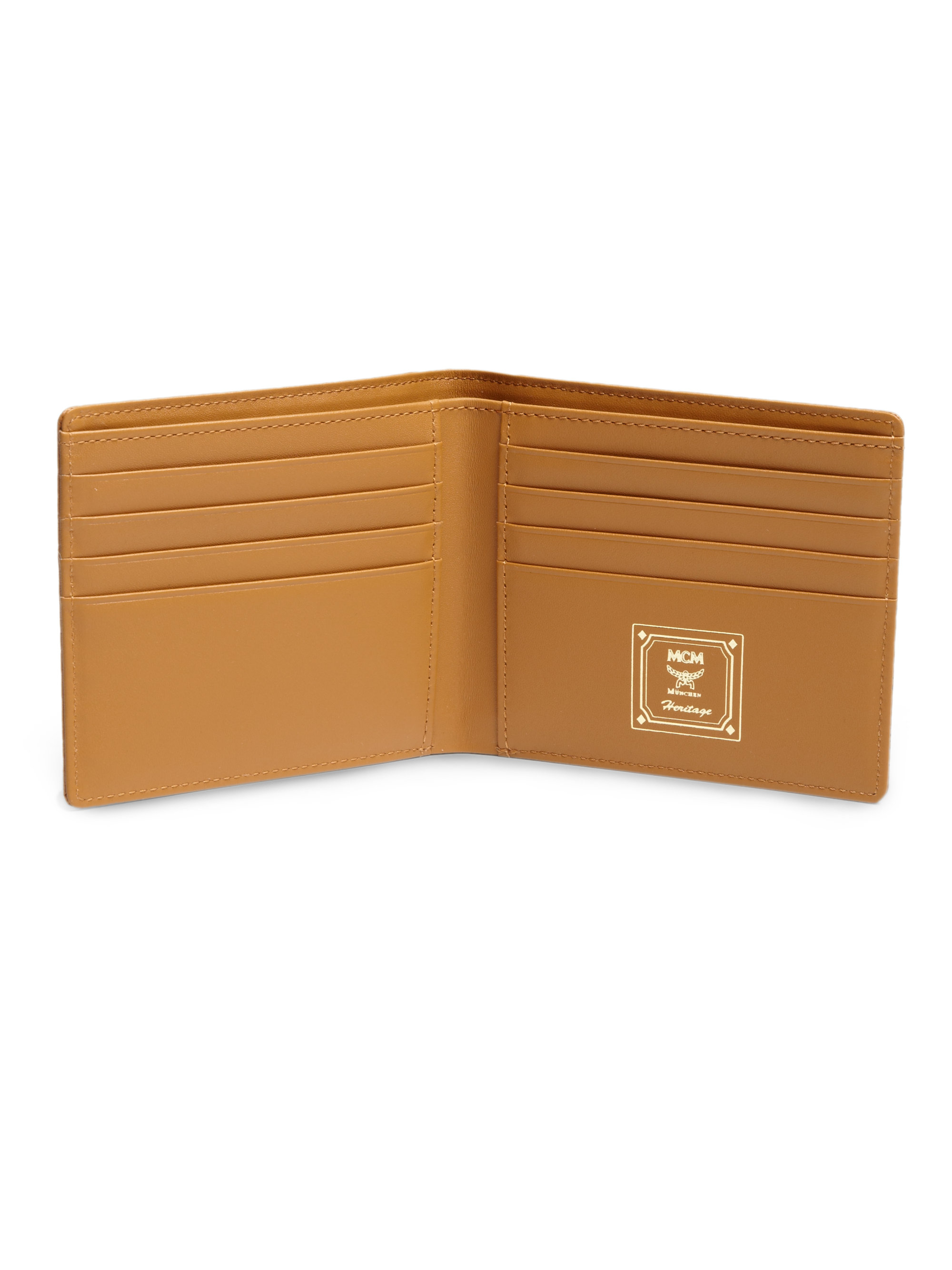 Lyst - Mcm Heritage Small Wallet in Brown for Men