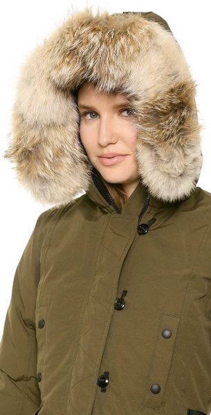 Canada Goose Kensington Parka - Graphite in Green (Military Green) | Lyst