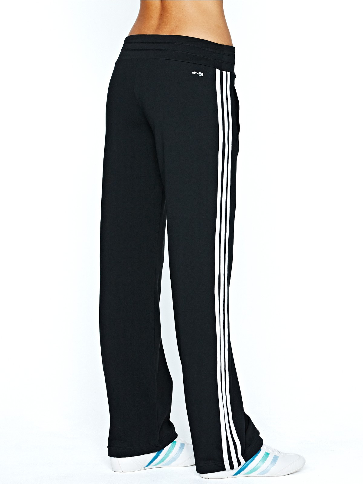 Adidas Adidas Climalite 3s Knit Pants in Black (black/white) | Lyst